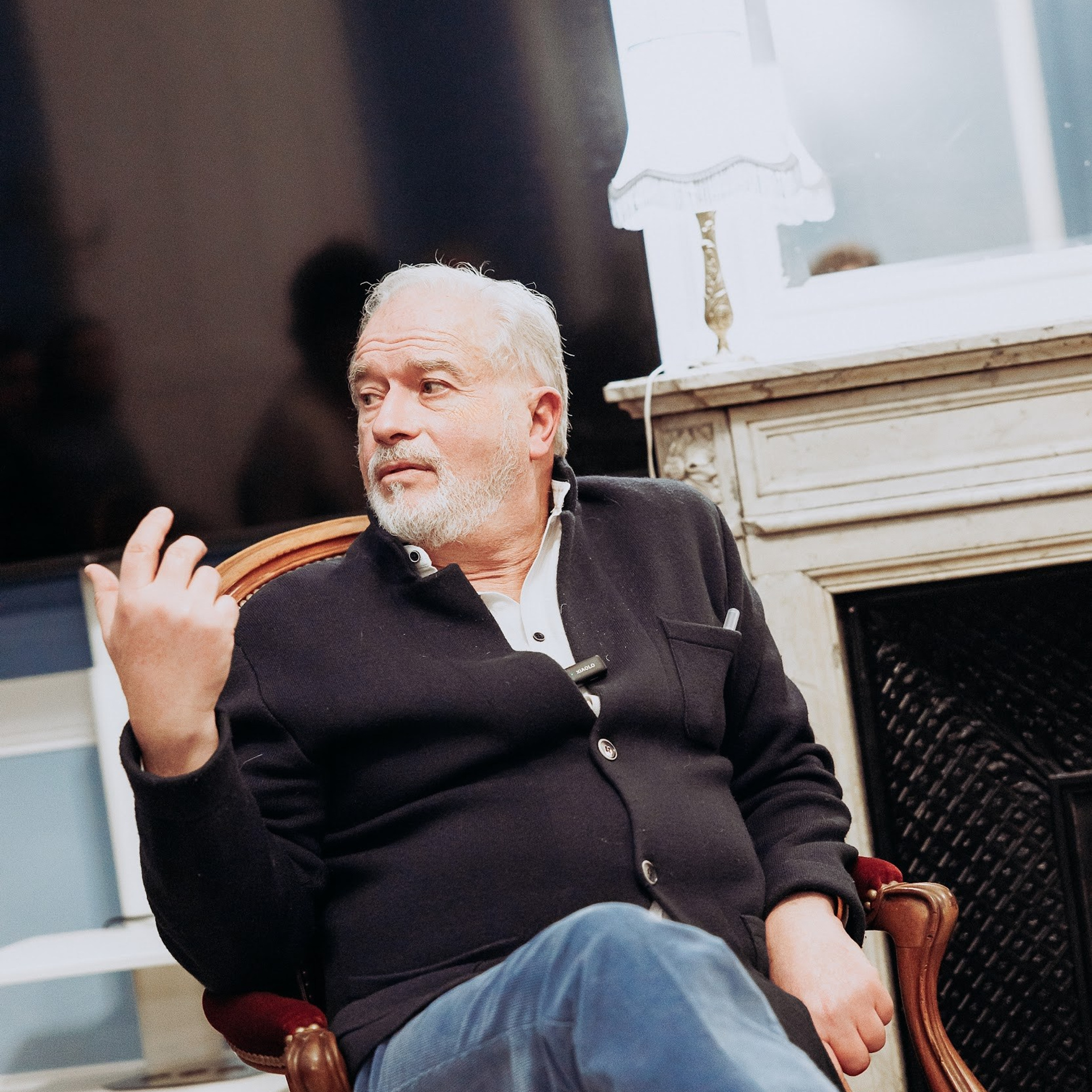 Michel Canesi à la présentation de son livre (éditions Plon). Photographe à Paris