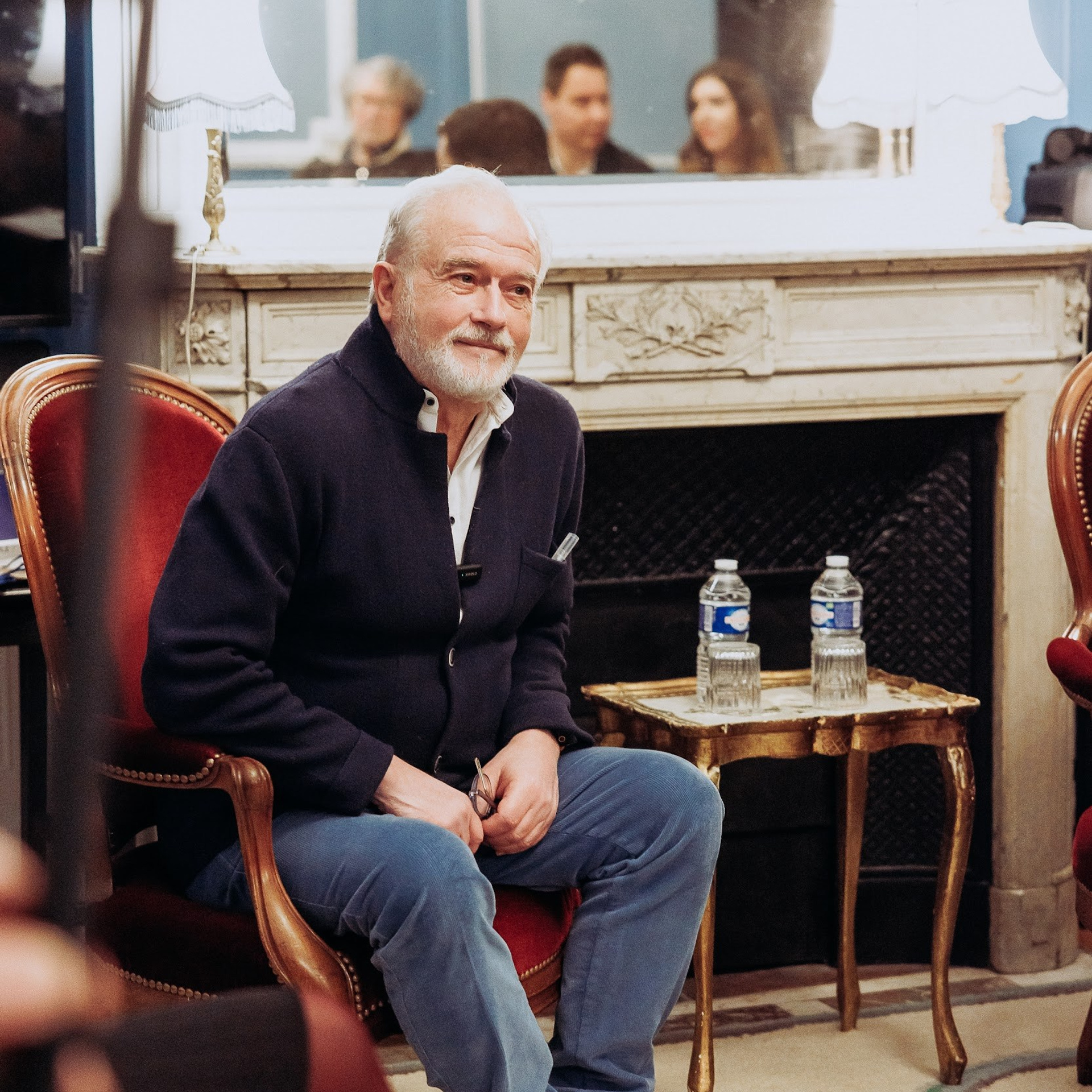 Michel Canesi à la présentation de son livre (éditions Plon). Photographe à Paris