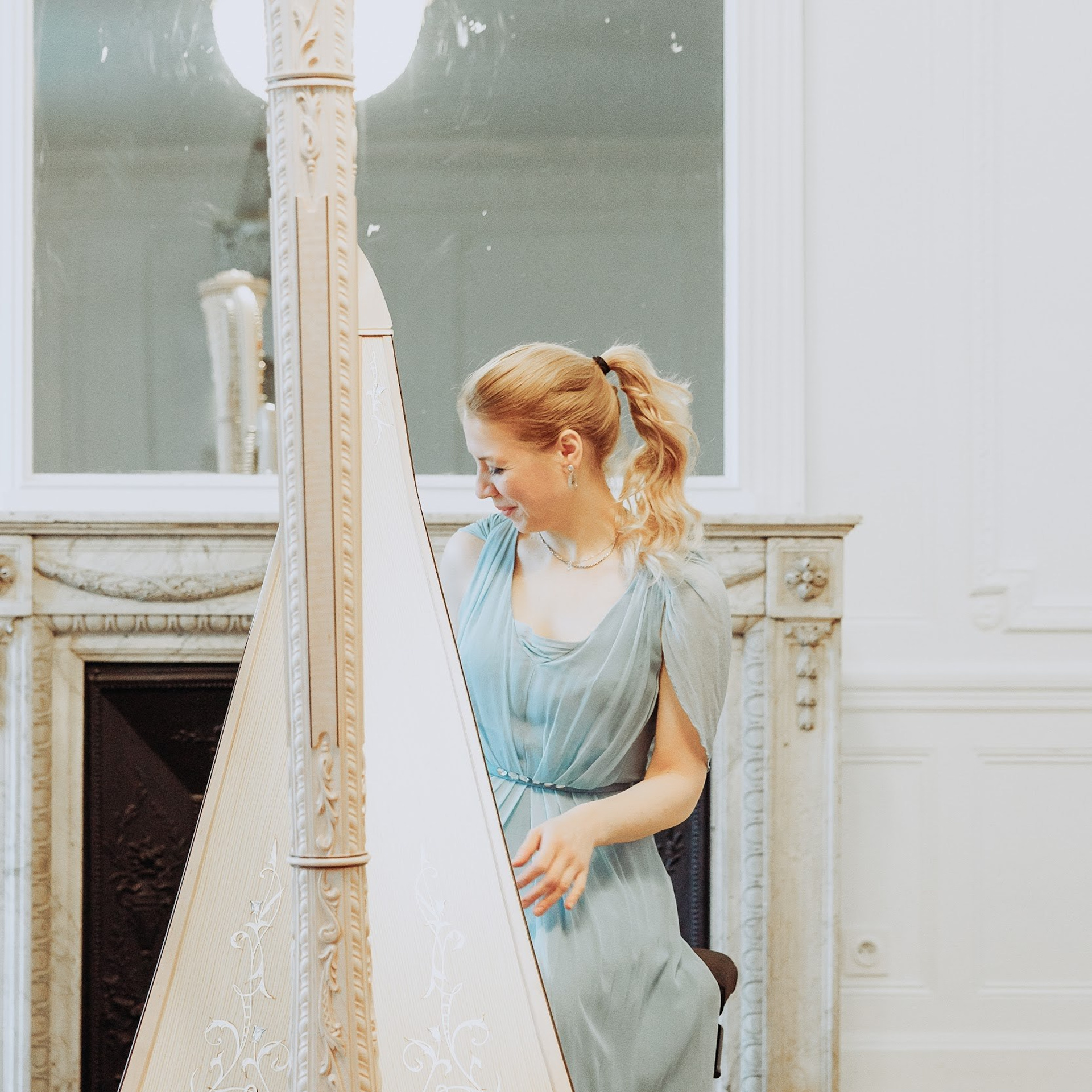 Concert de harpe. Photographe à Paris