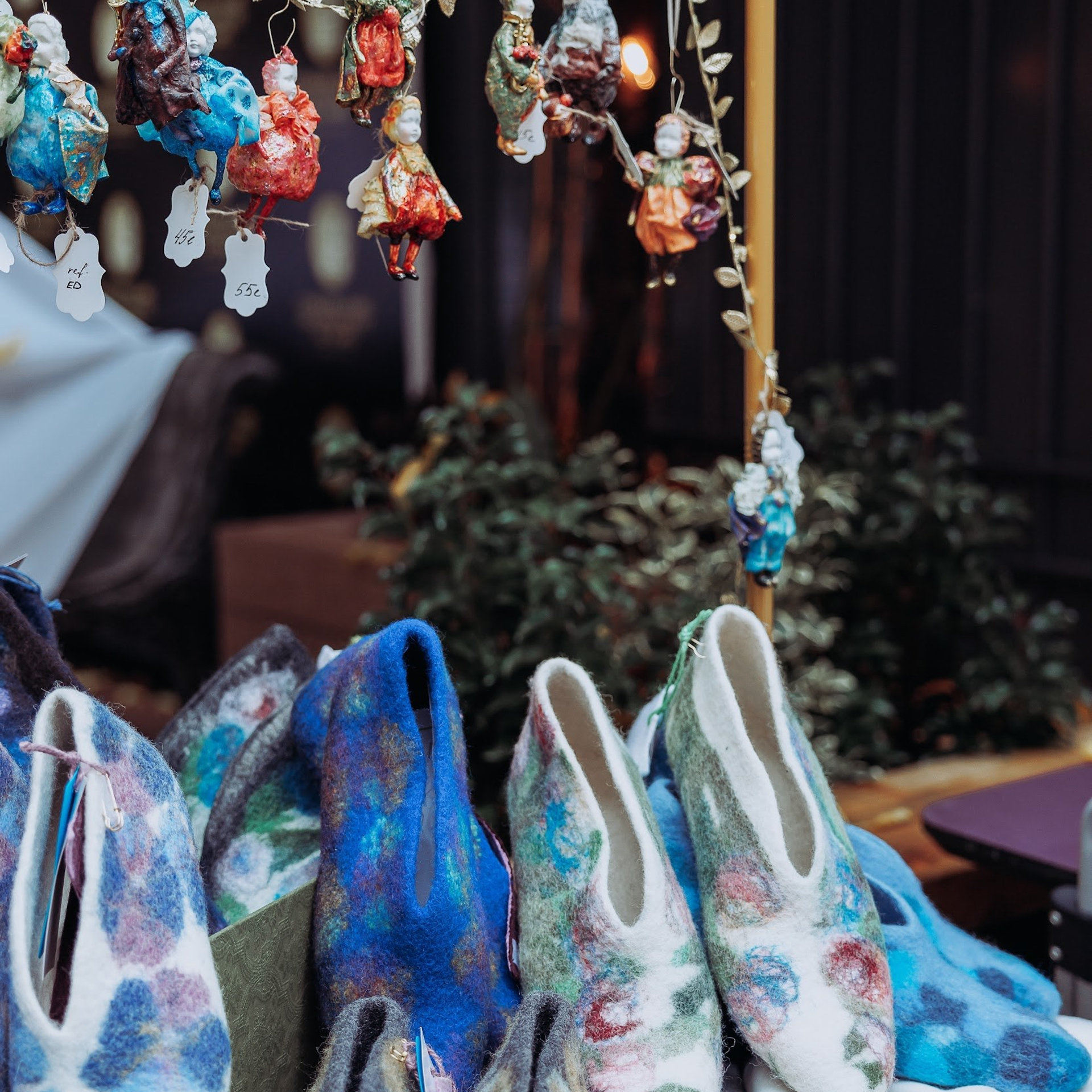 Un marché de Noël. Photographe à Paris