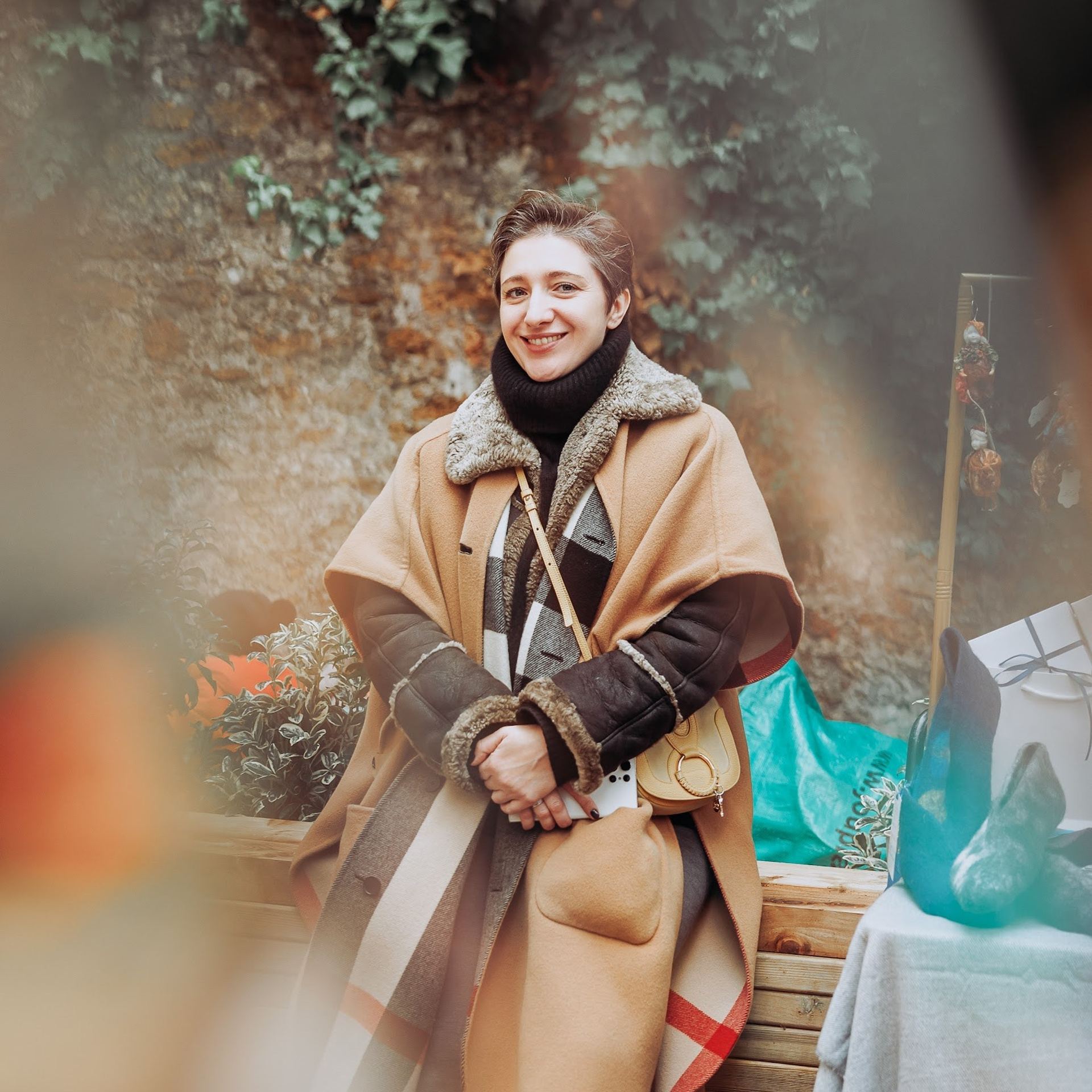Un marché de Noël. Photographe à Paris