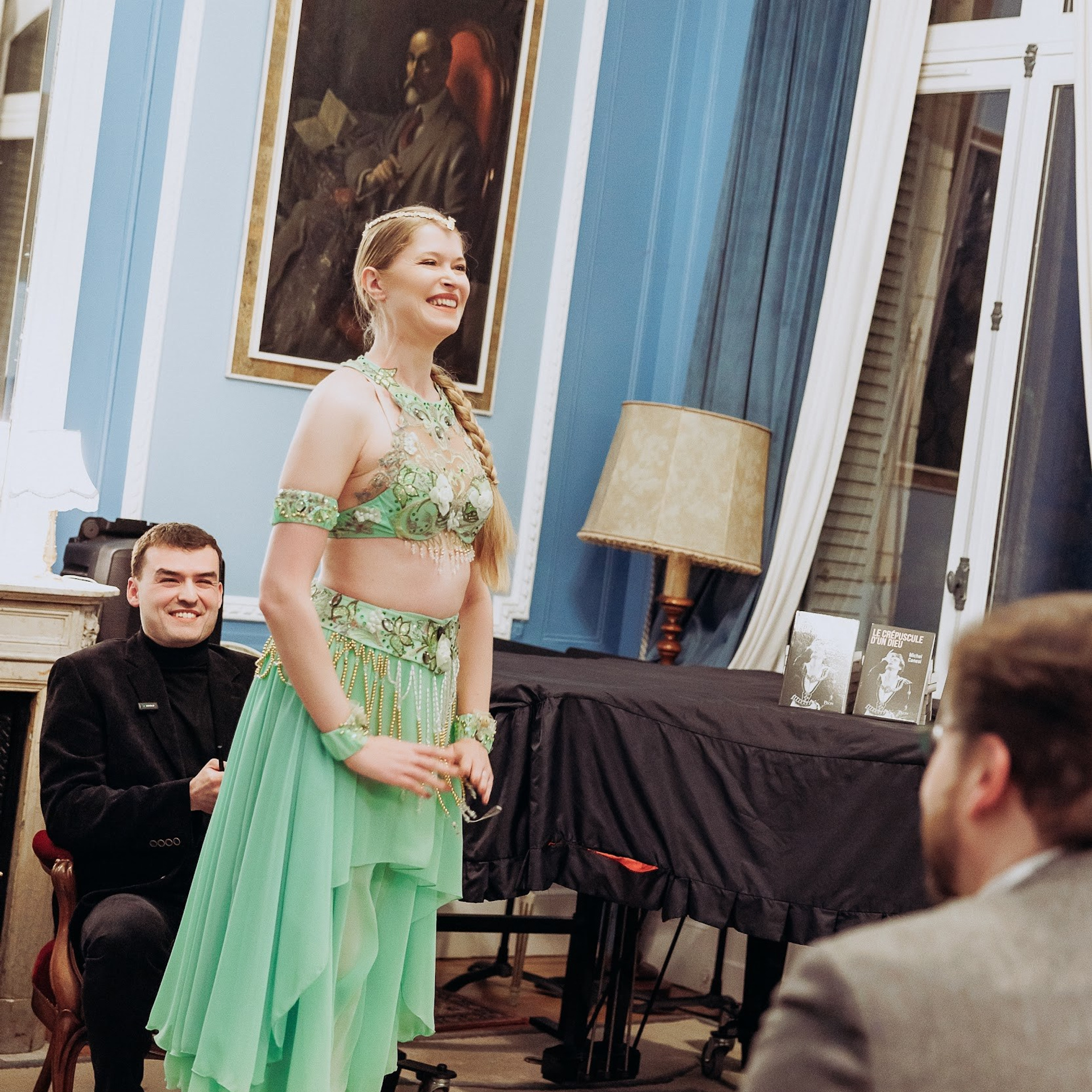 Michel Canesi à la présentation de son livre (éditions Plon). Photographe à Paris