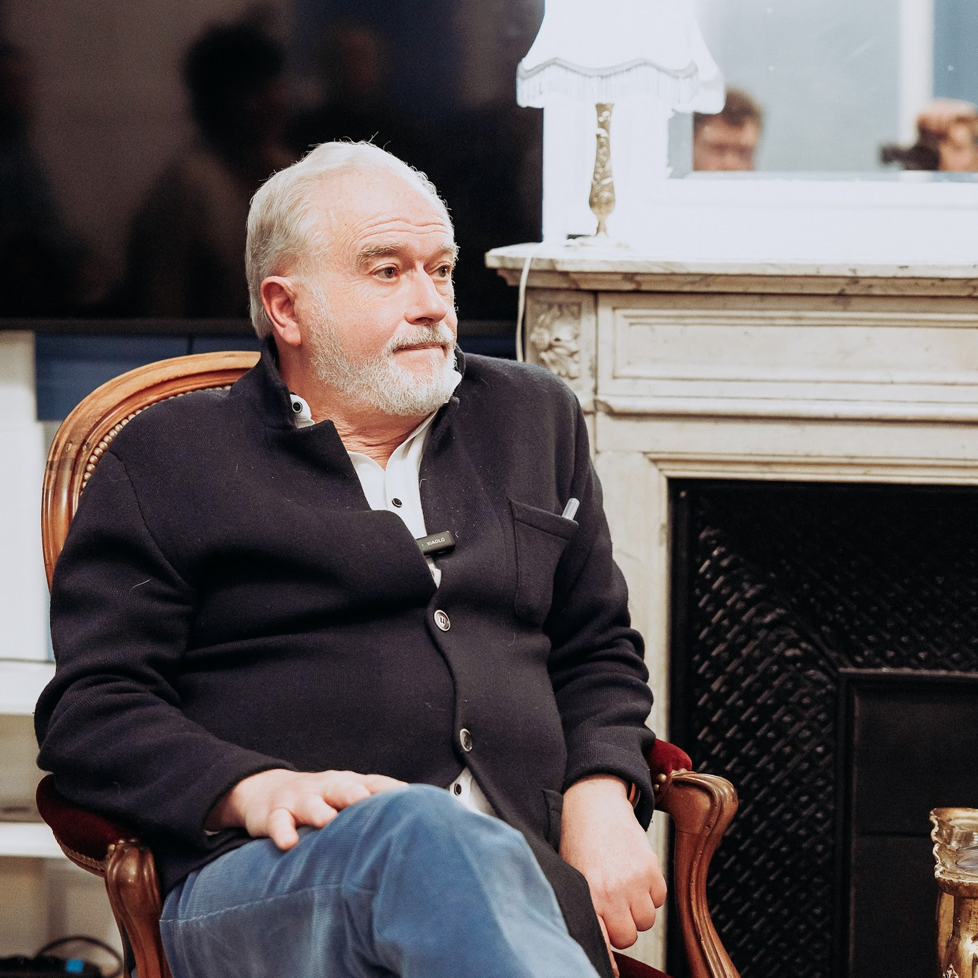 Michel Canesi à la présentation de son livre (éditions Plon). Photographe à Paris