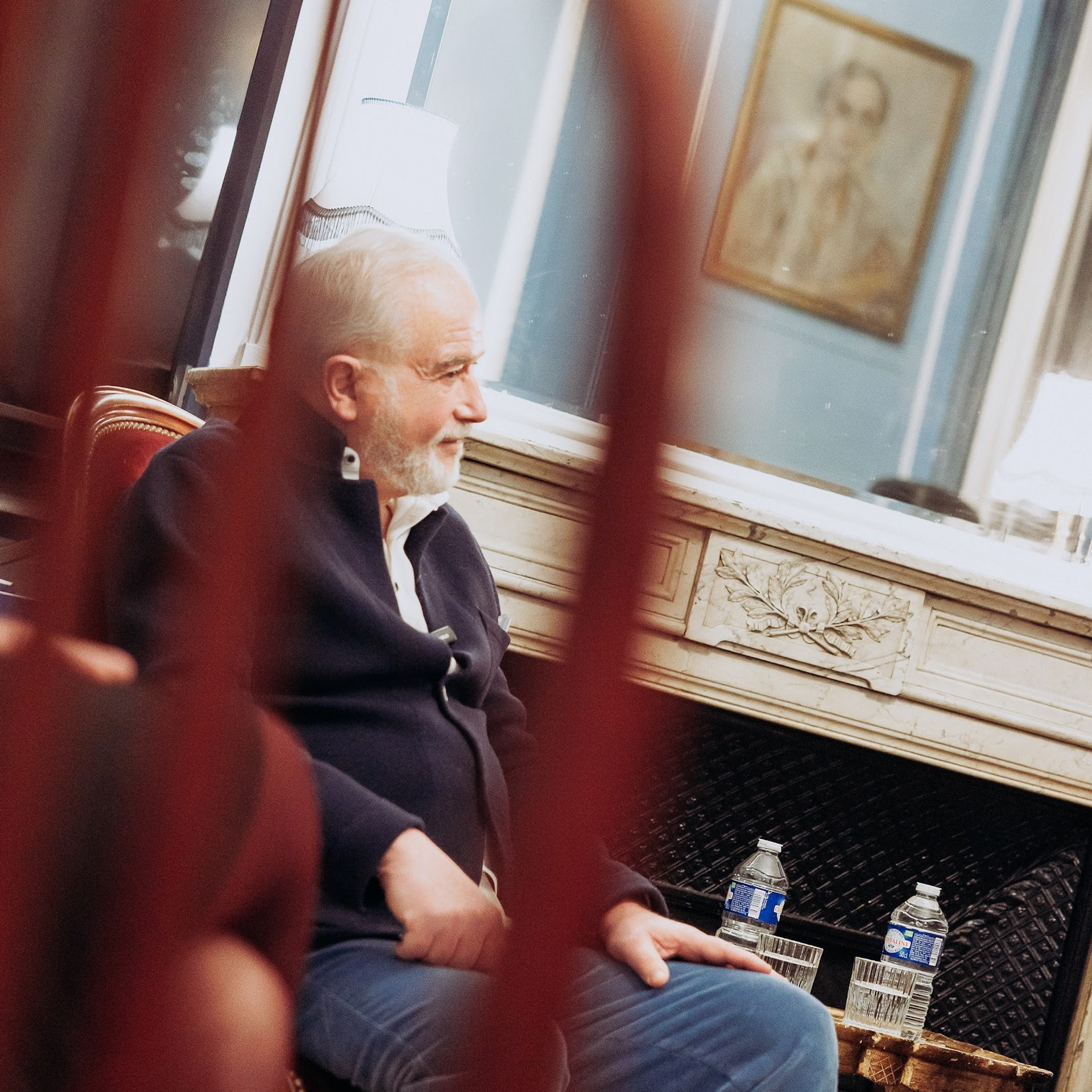 Michel Canesi à la présentation de son livre (éditions Plon). Photographe à Paris