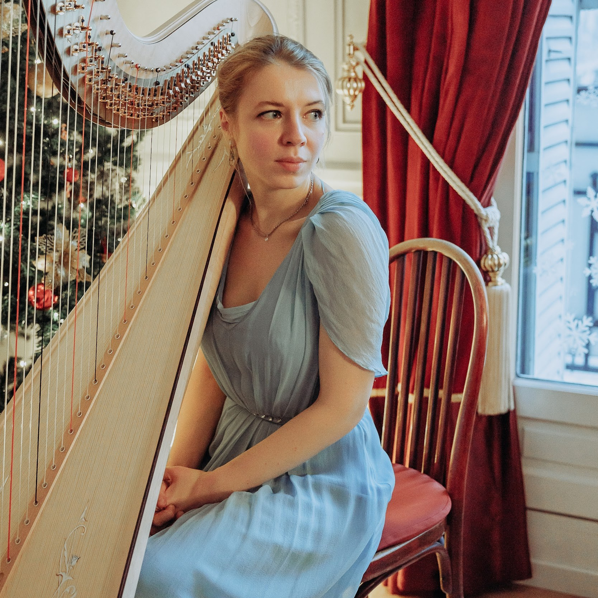 Concert de harpe. Photographe à Paris