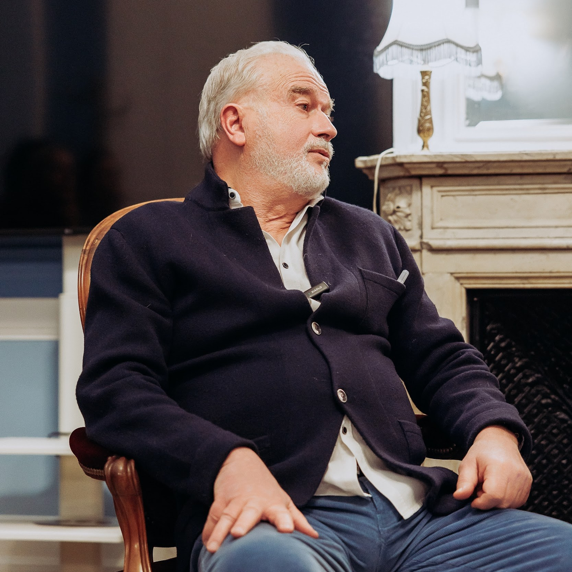 Michel Canesi à la présentation de son livre (éditions Plon). Photographe à Paris