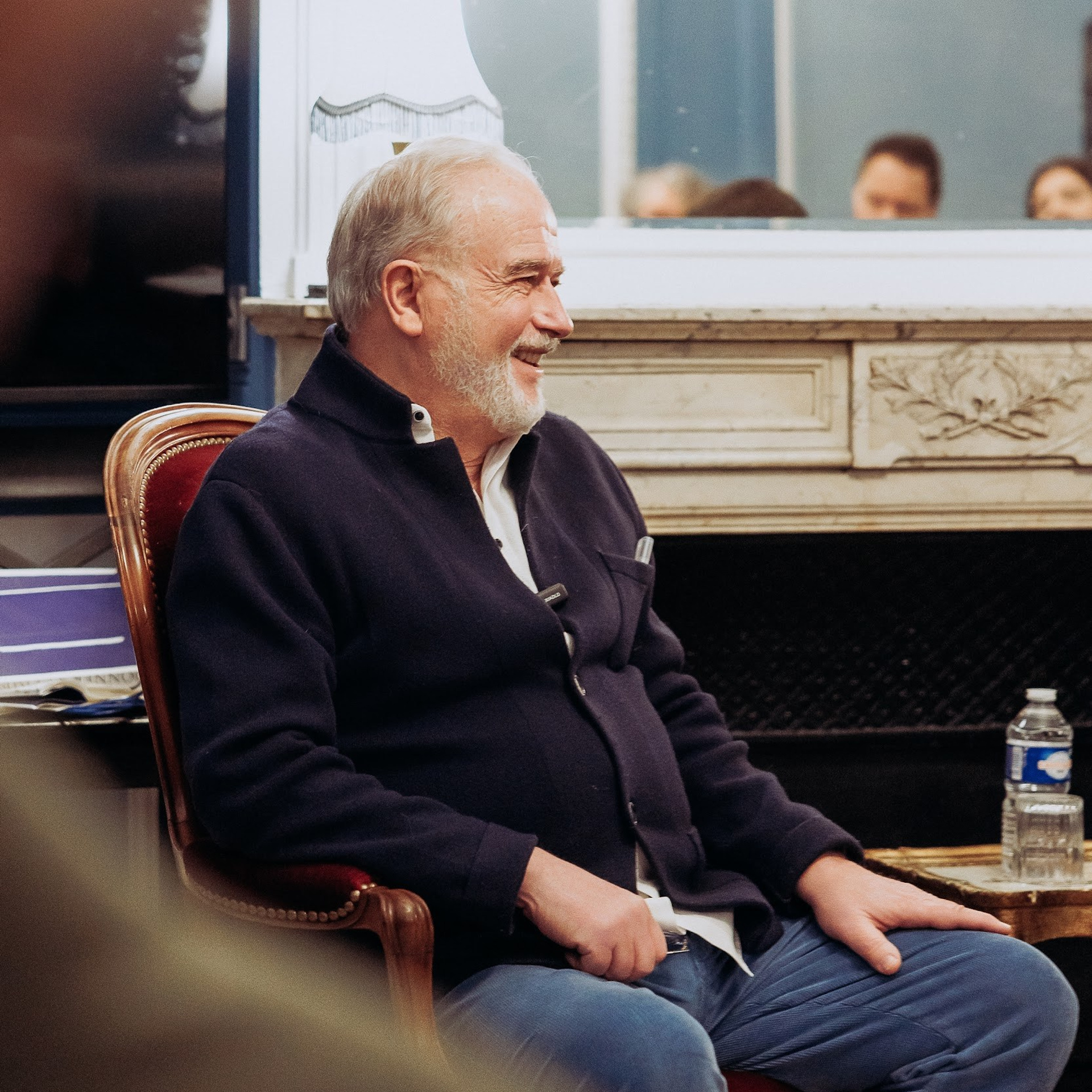 Michel Canesi à la présentation de son livre (éditions Plon). Photographe à Paris
