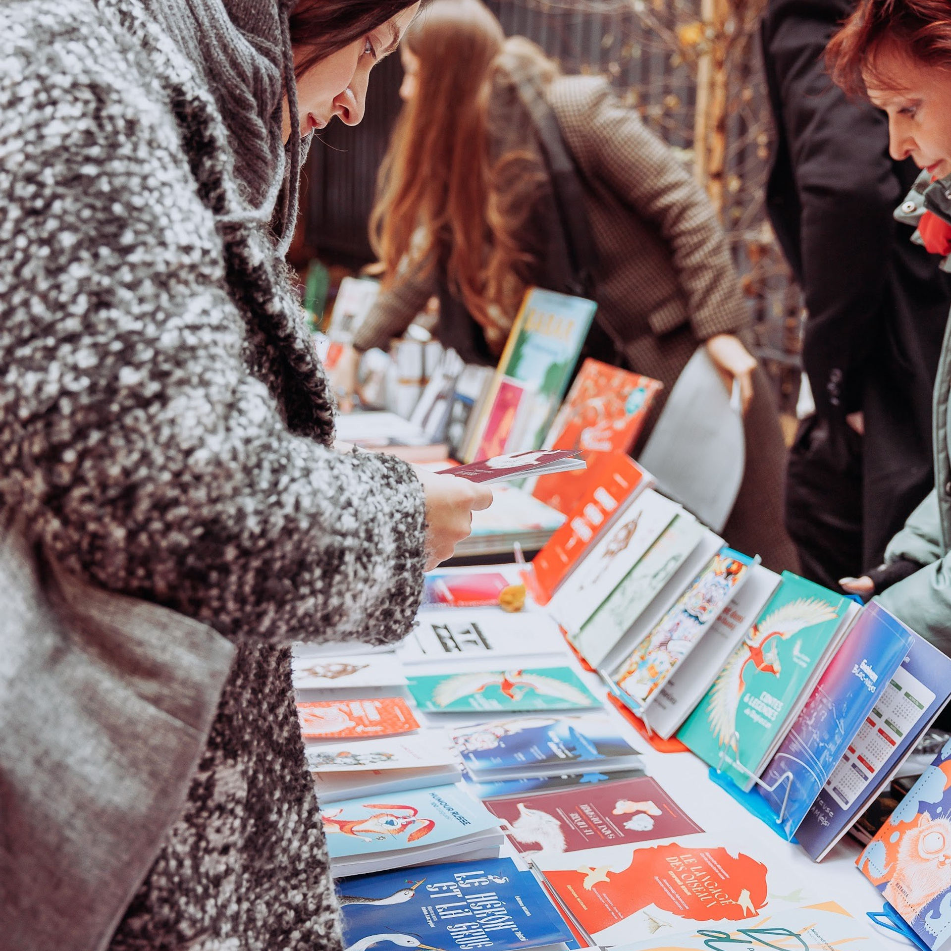 Un marché de Noël. Photographe à Paris