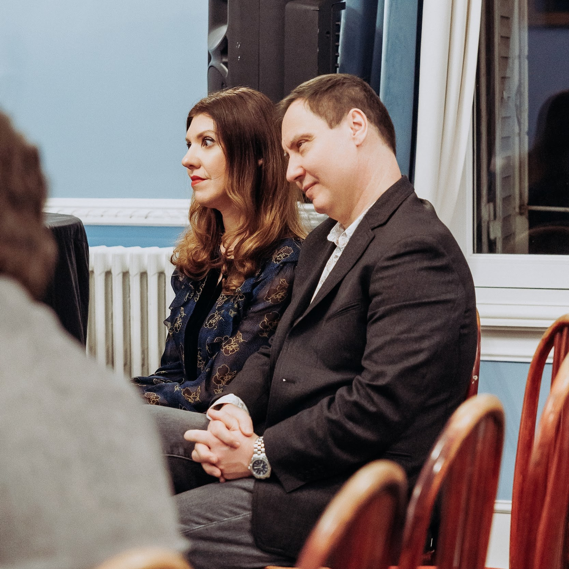 Michel Canesi à la présentation de son livre (éditions Plon). Photographe à Paris