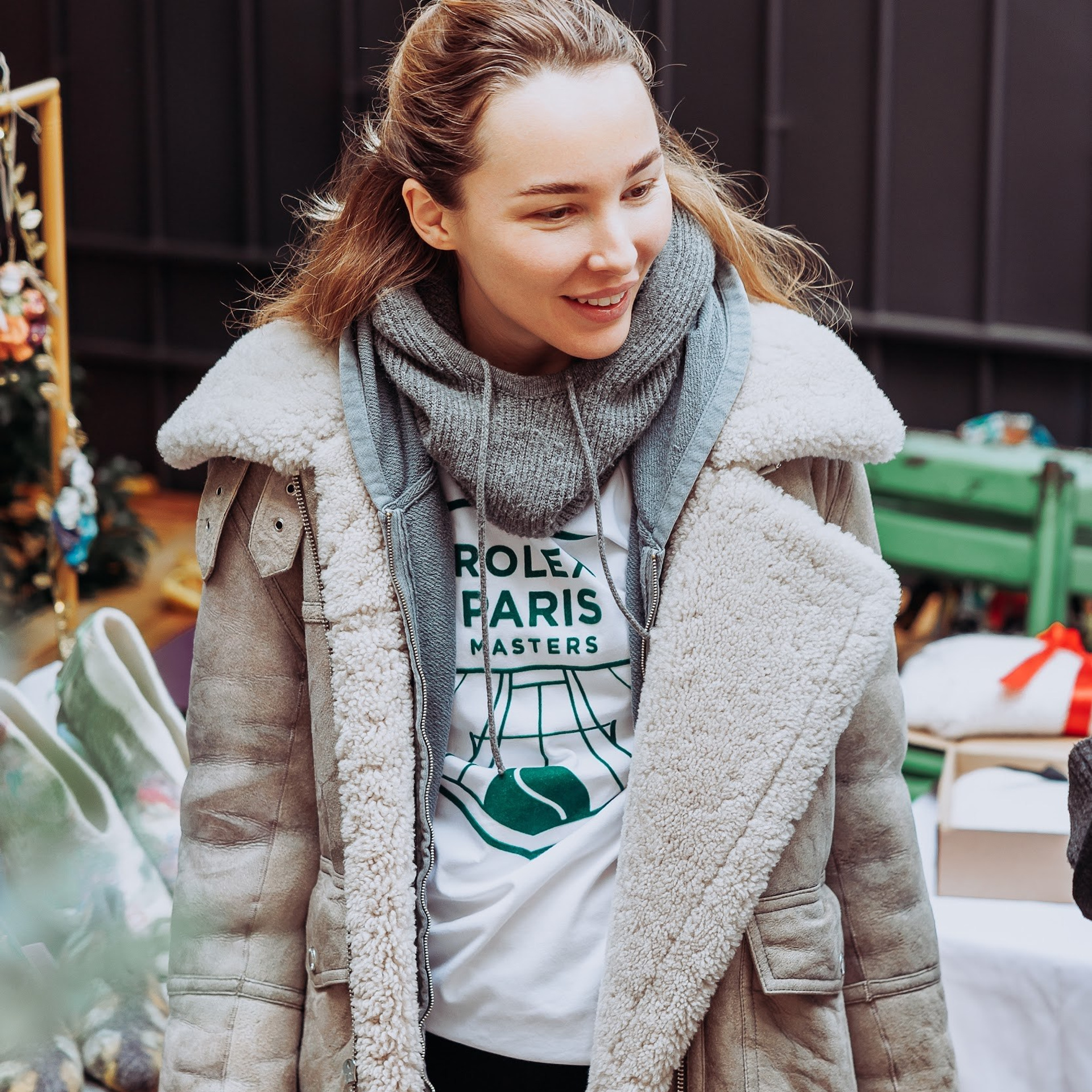 Un marché de Noël. Photographe à Paris