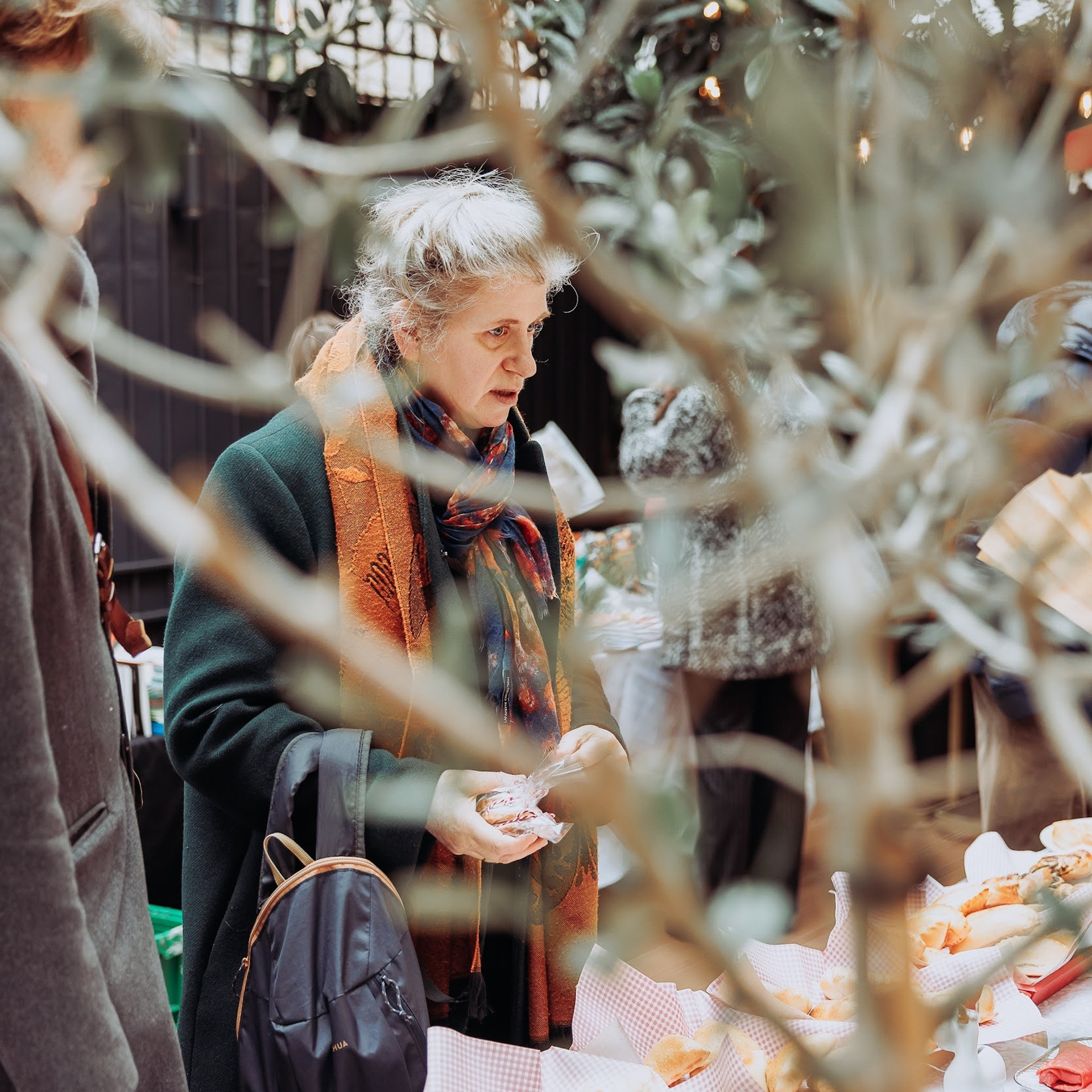 Un marché de Noël. Photographe à Paris