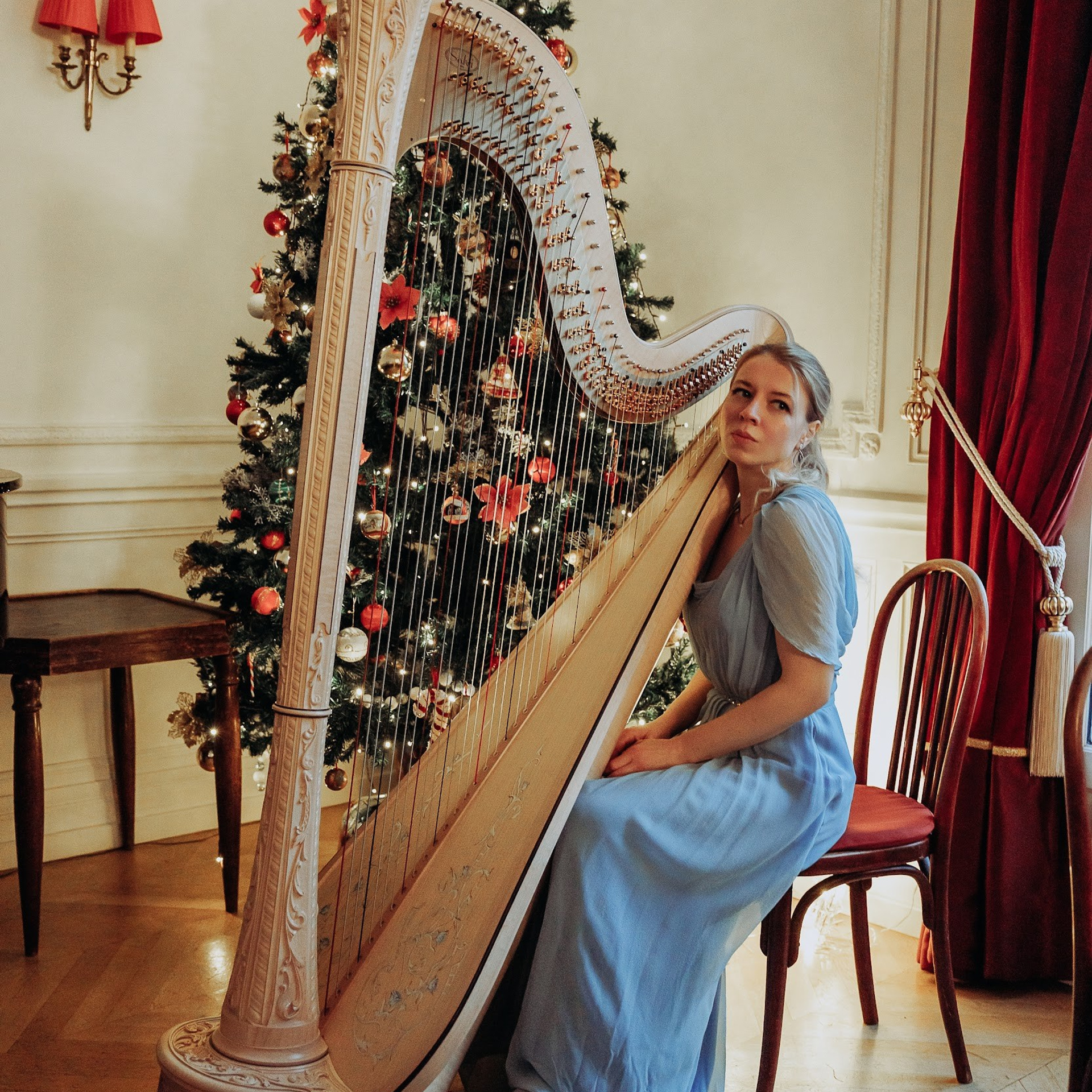 Concert de harpe. Photographe à Paris