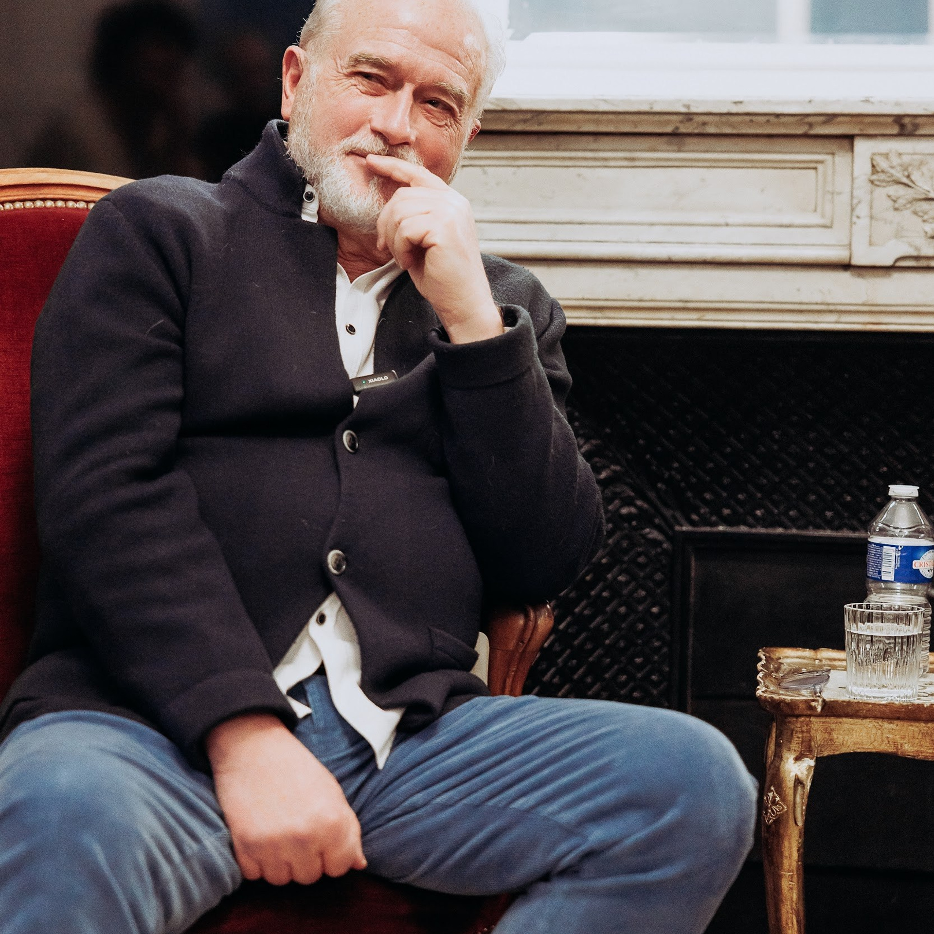 Michel Canesi à la présentation de son livre (éditions Plon). Photographe à Paris