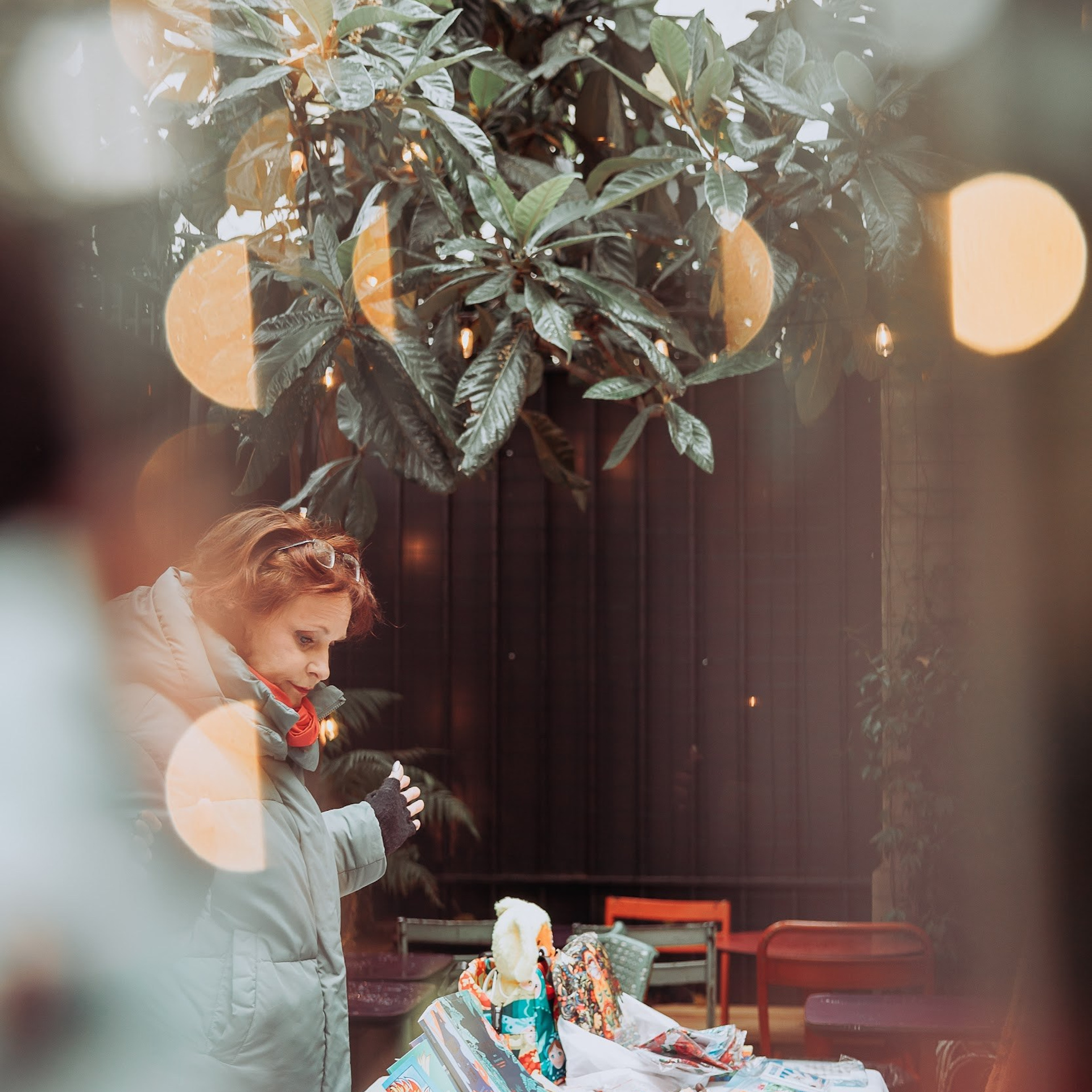 Un marché de Noël. Photographe à Paris