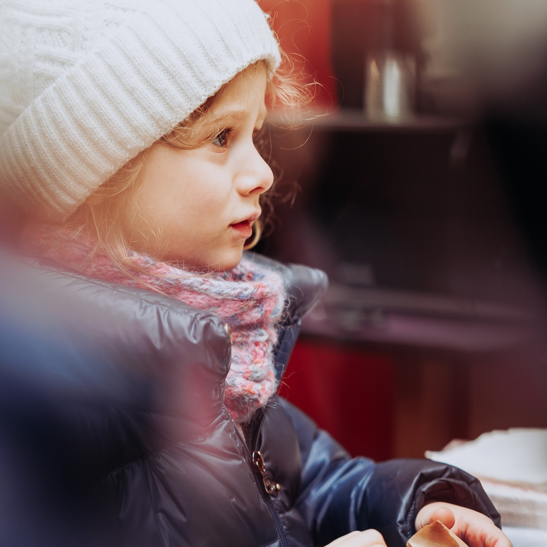 Un marché de Noël. Photographe à Paris