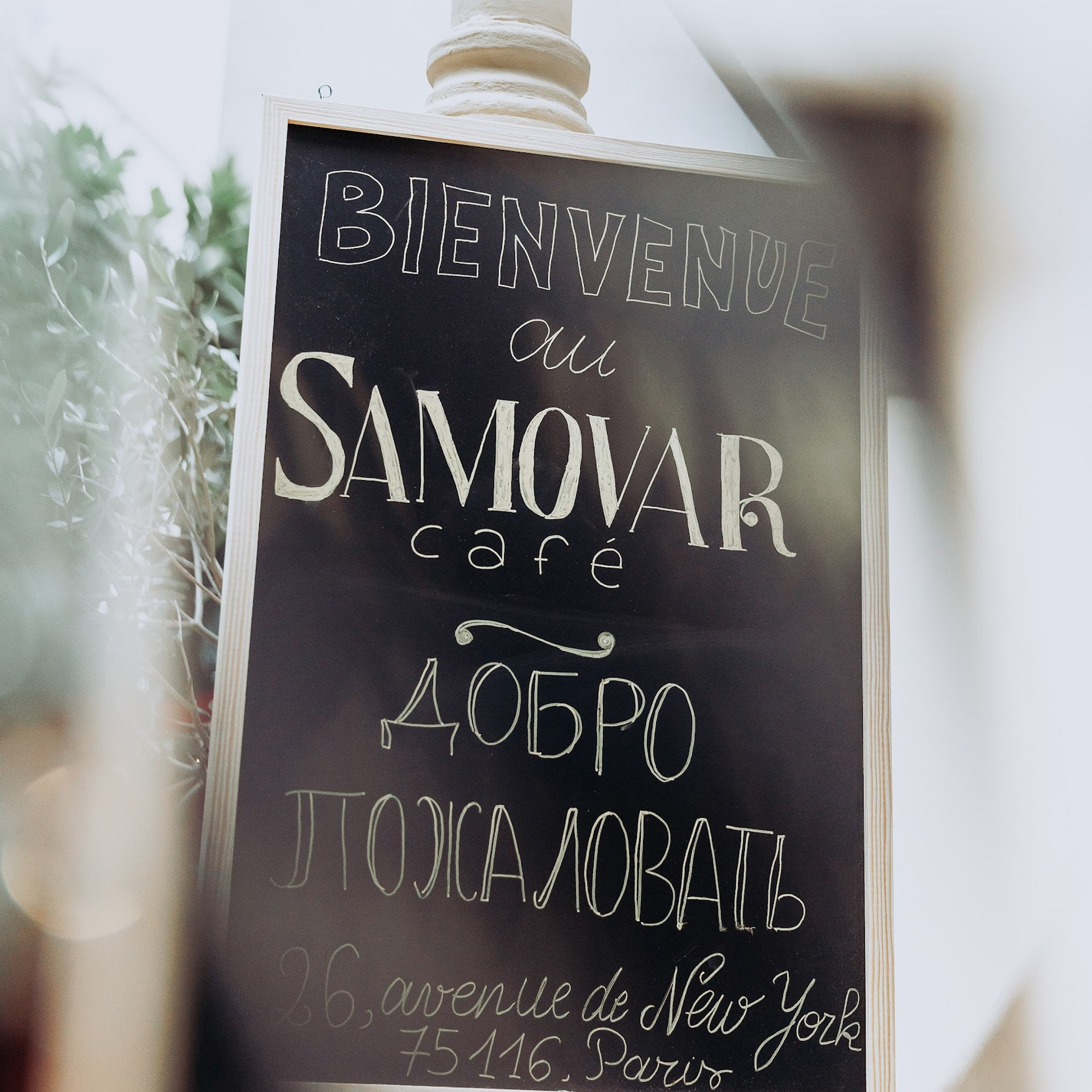 Le café Samovar à Paris. Photographe à Paris