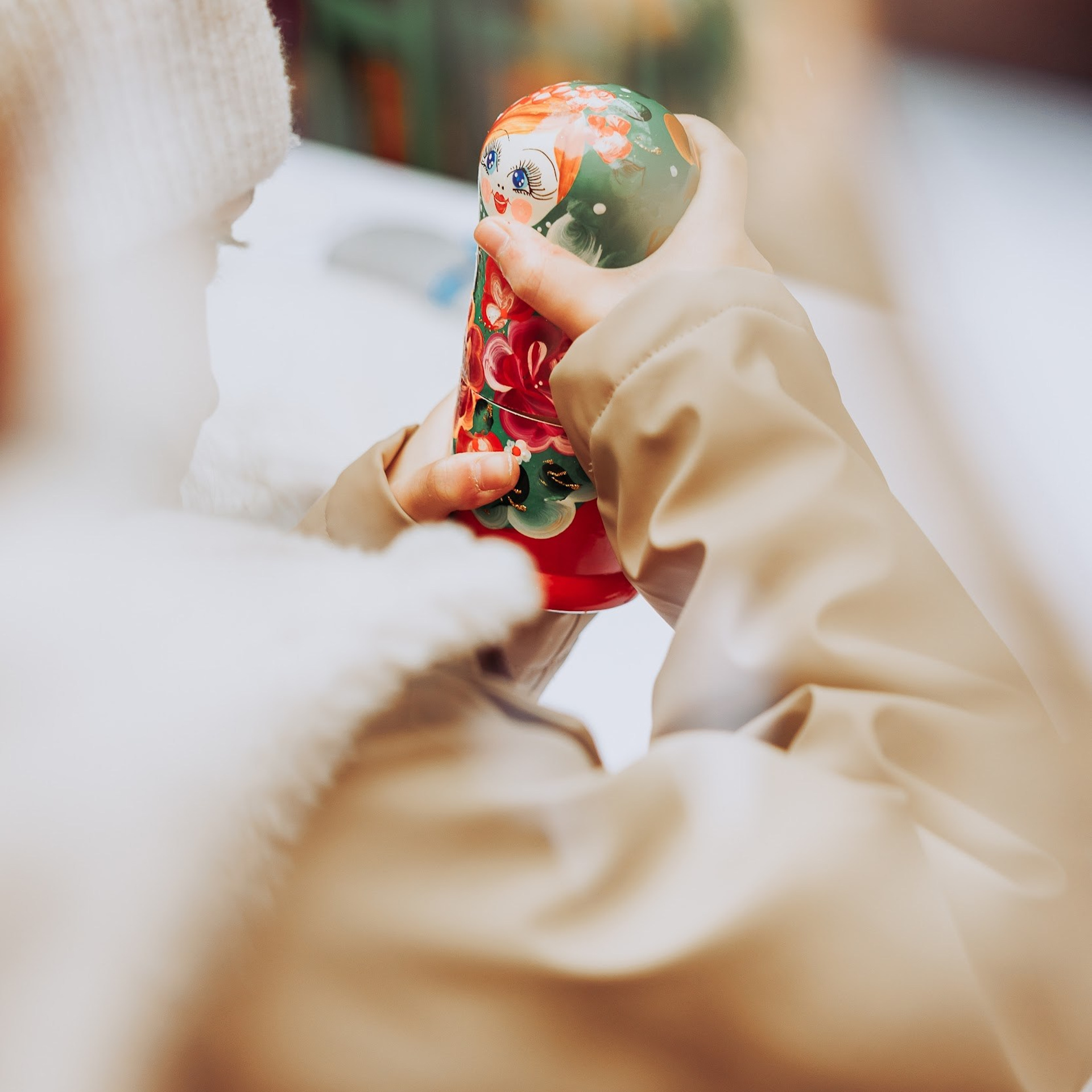 Un marché de Noël. Photographe à Paris