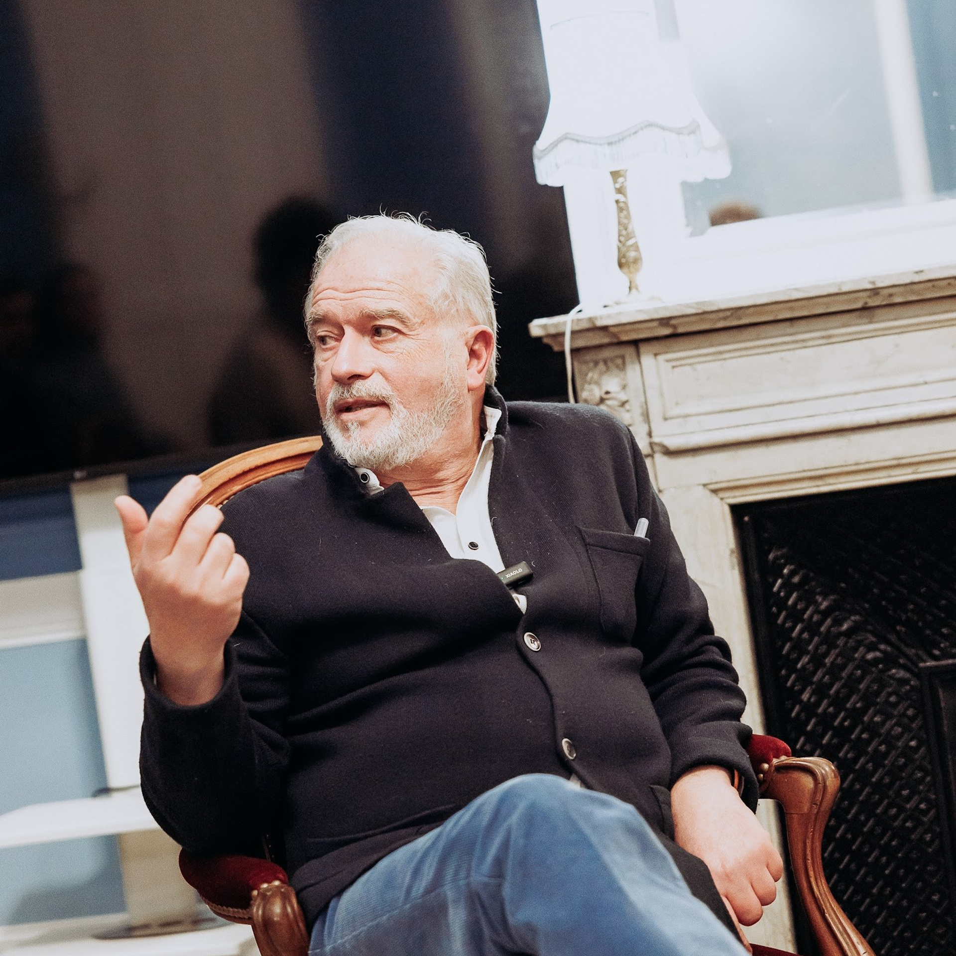 Michel Canesi à la présentation de son livre (éditions Plon). Photographe à Paris