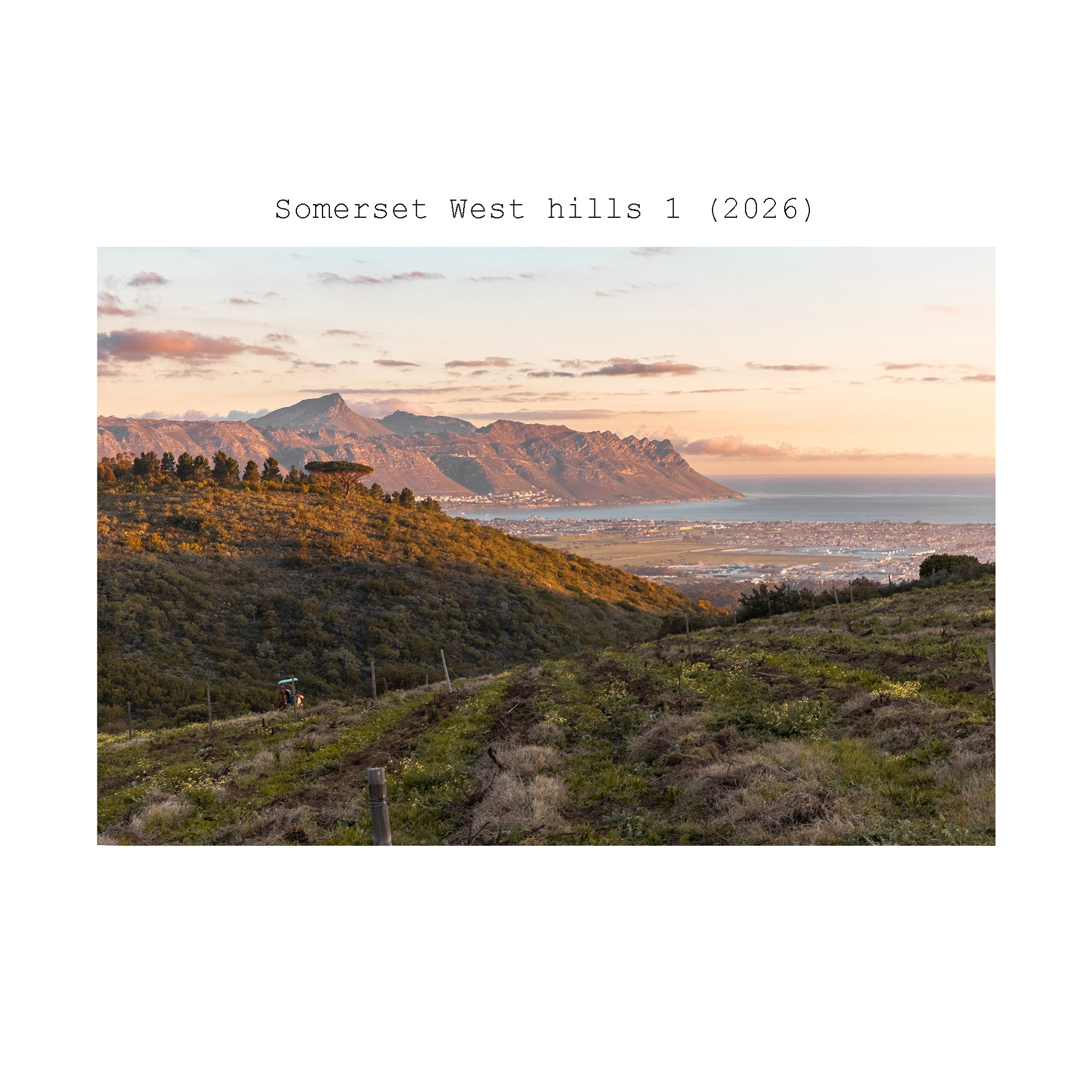 Somerset West hills 1 — Photo print
