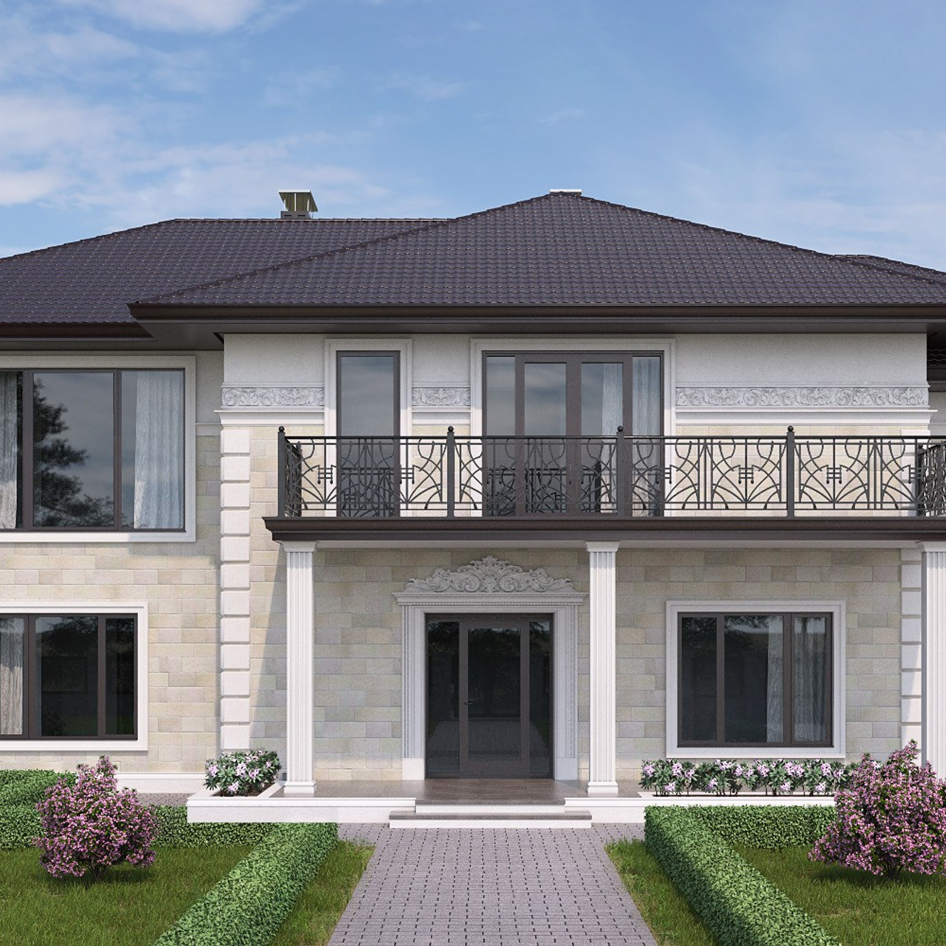 Private Residence with a Spa Area 485 m2
