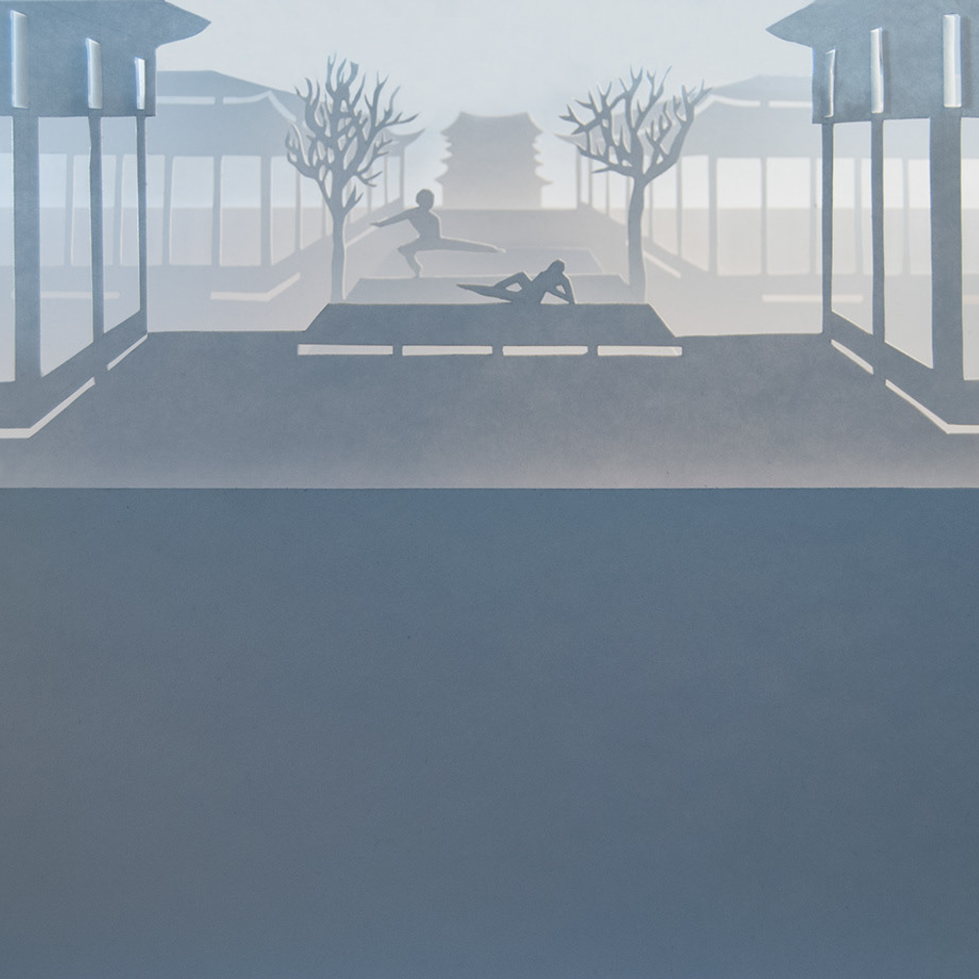 Illustrations for advertising Wushu Classes