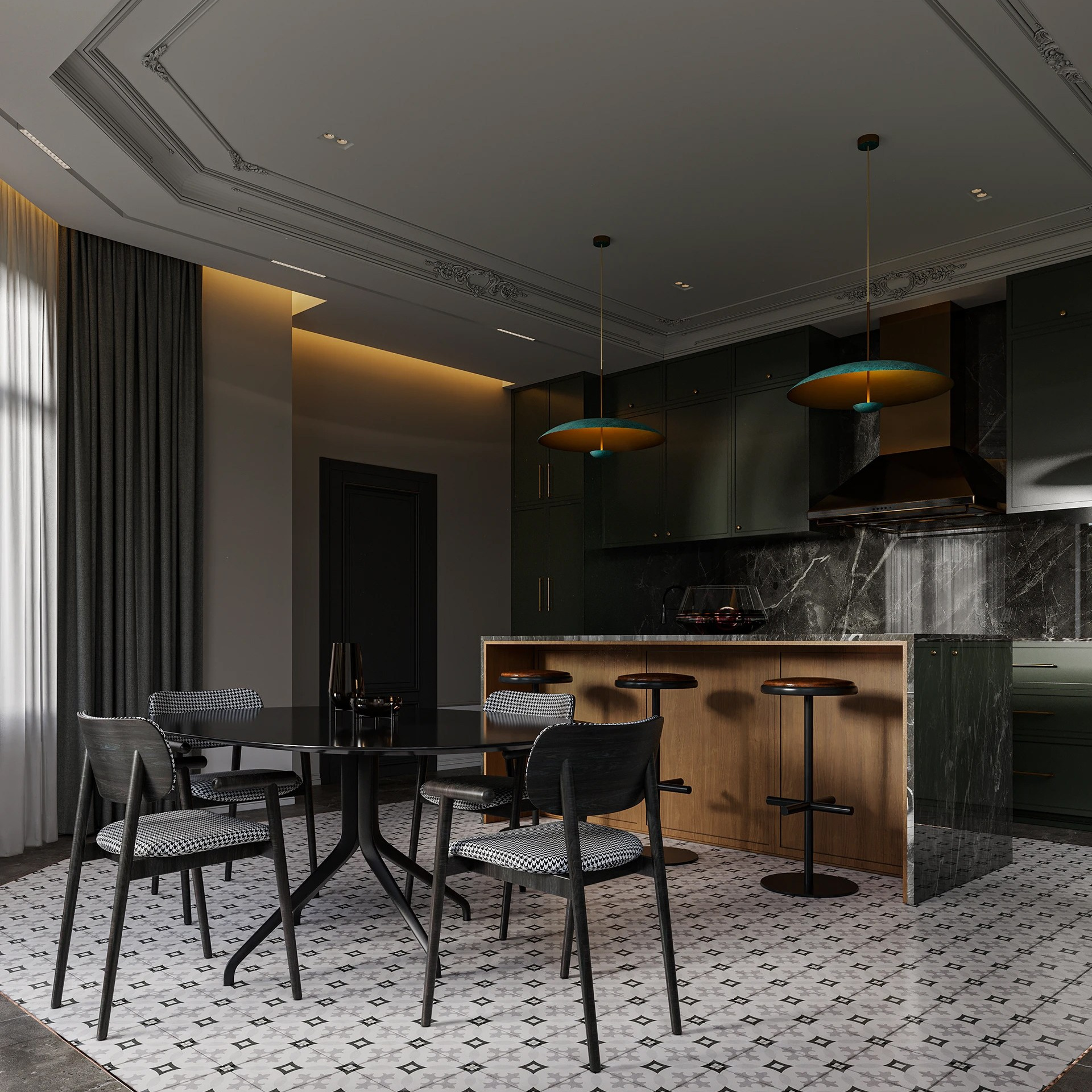 Grand Park/ Kitchen design. Il-kin.com