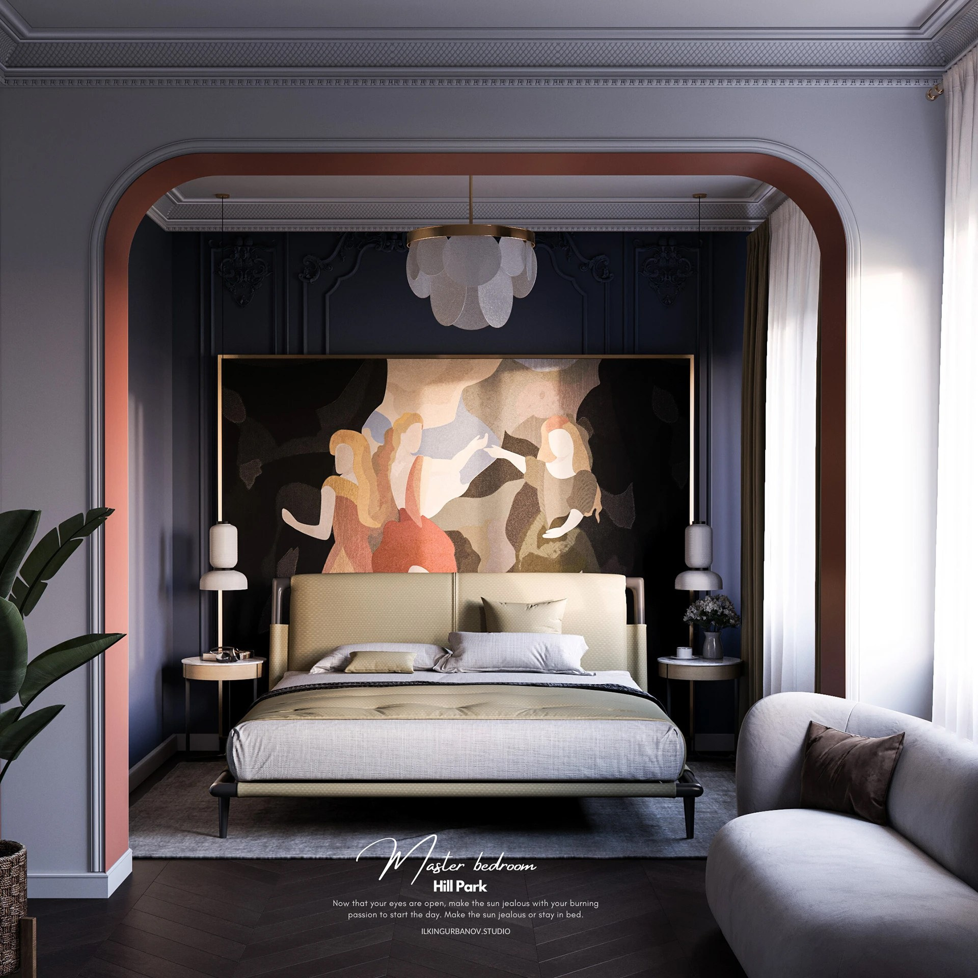 Park Hill project / bedroom