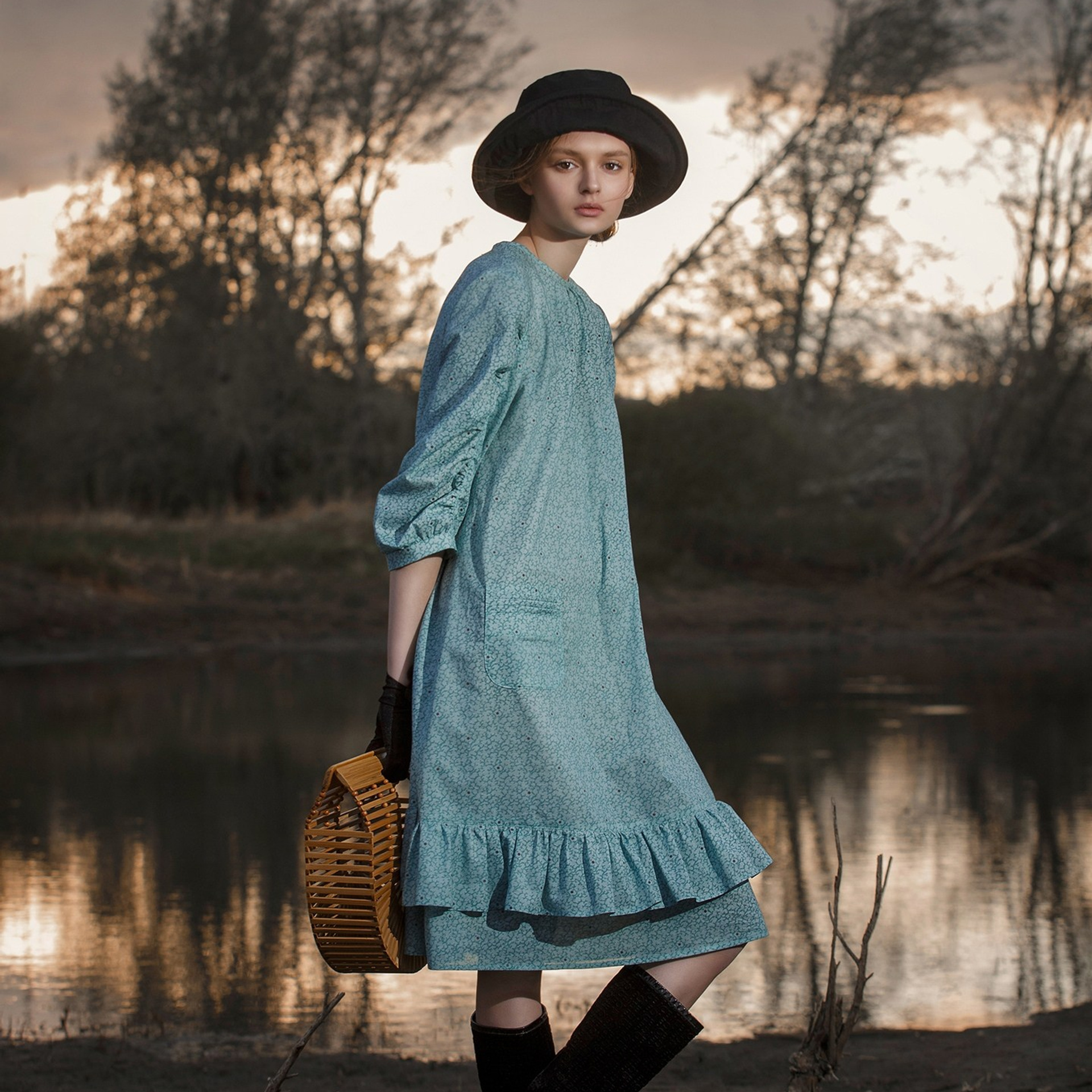 Séance photo pour la&nbsp;collection automnale de&nbsp;la&nbsp;créatrice Irina Kostenko