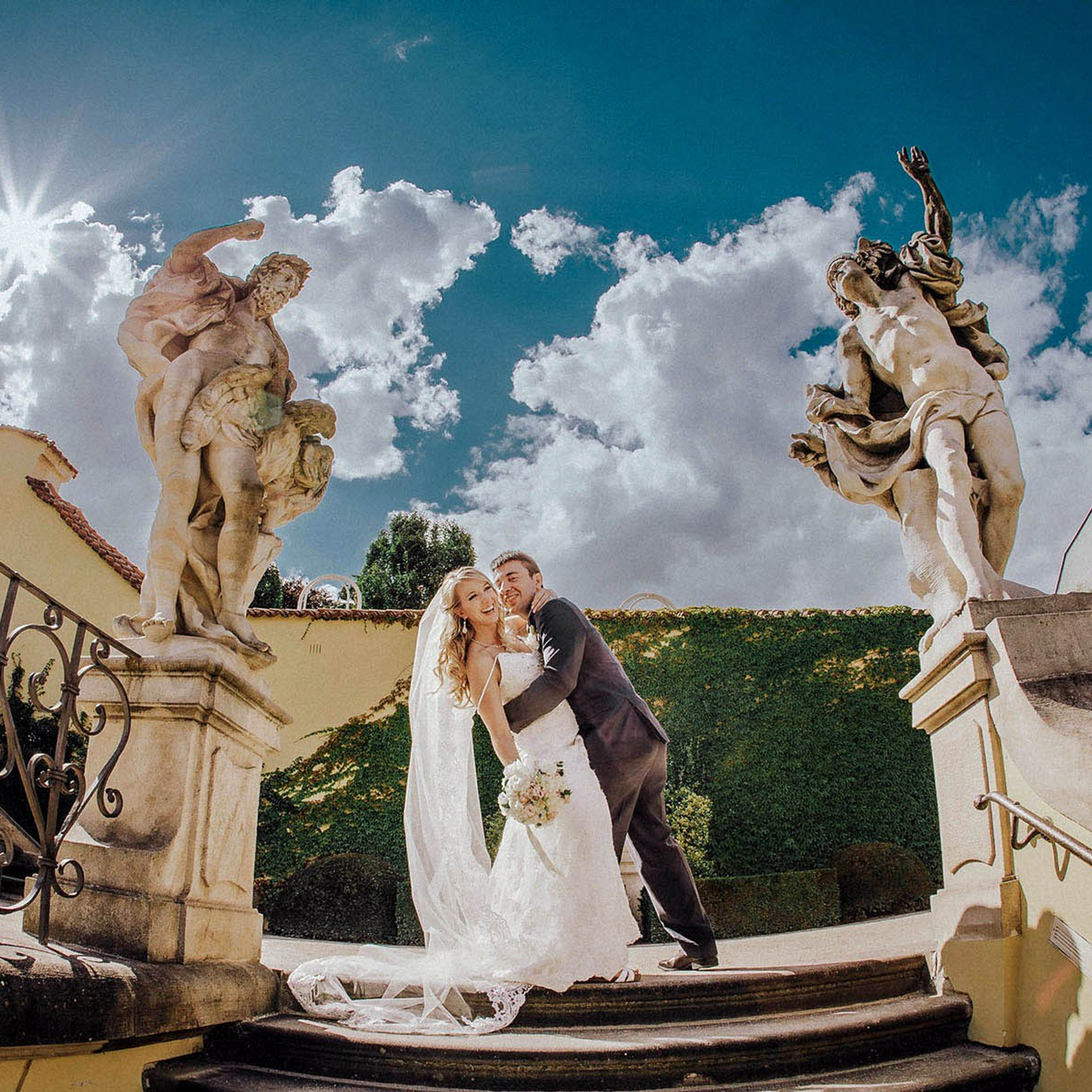Vrtba Garden Wedding Photography: Prague’s Most Romantic Baroque Garden Venue