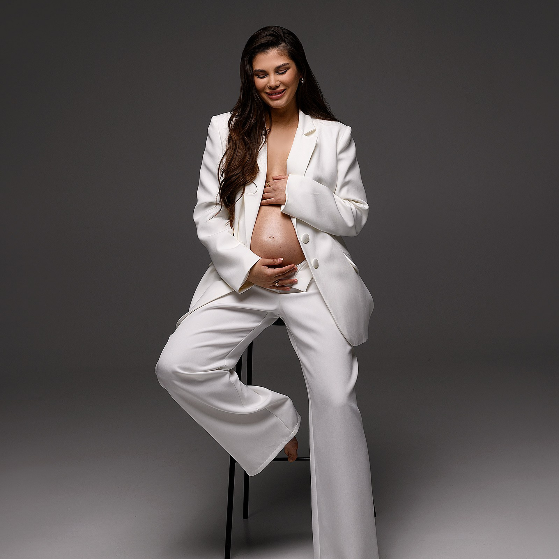 Брючний костюм білий. Розмір: S-L