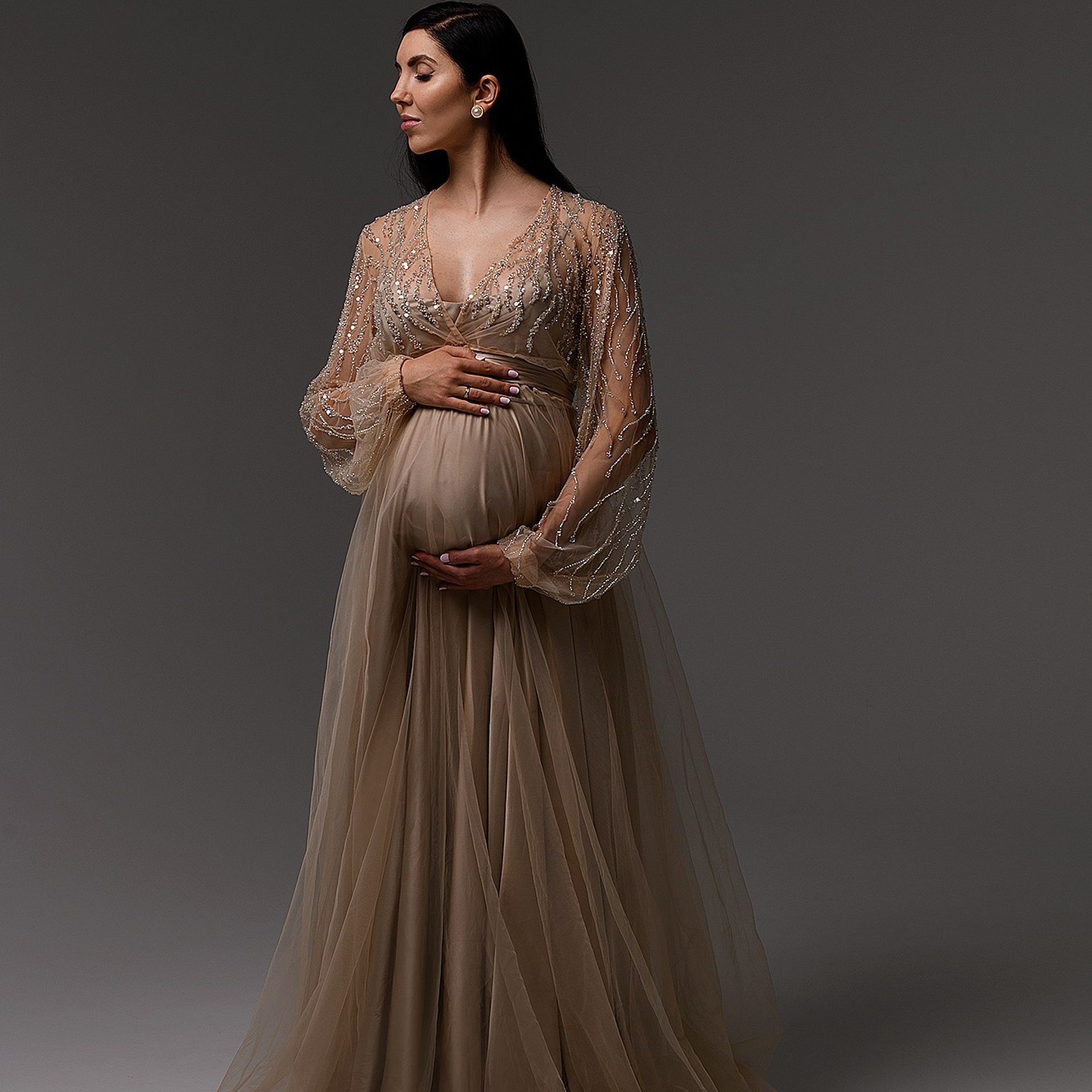 Сукня з шифоновою спідницею та болеро. Розмір: S-L