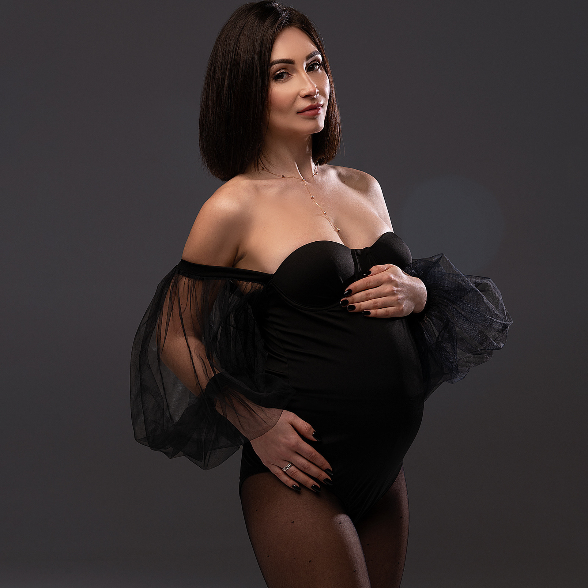 Бодік з фатиновими рукавами. Розмір: S-M