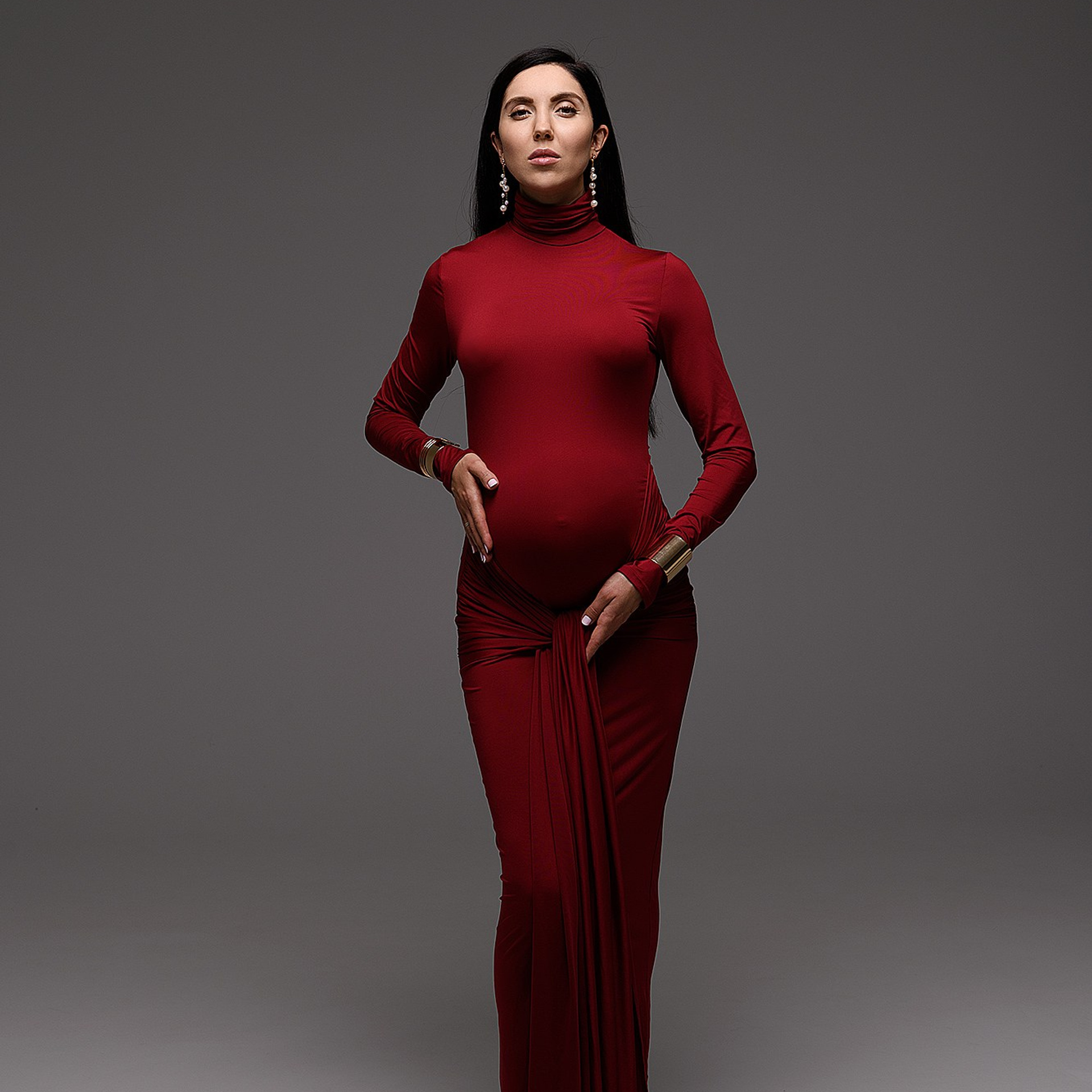 Червона довга сукня. Розмір: S-L