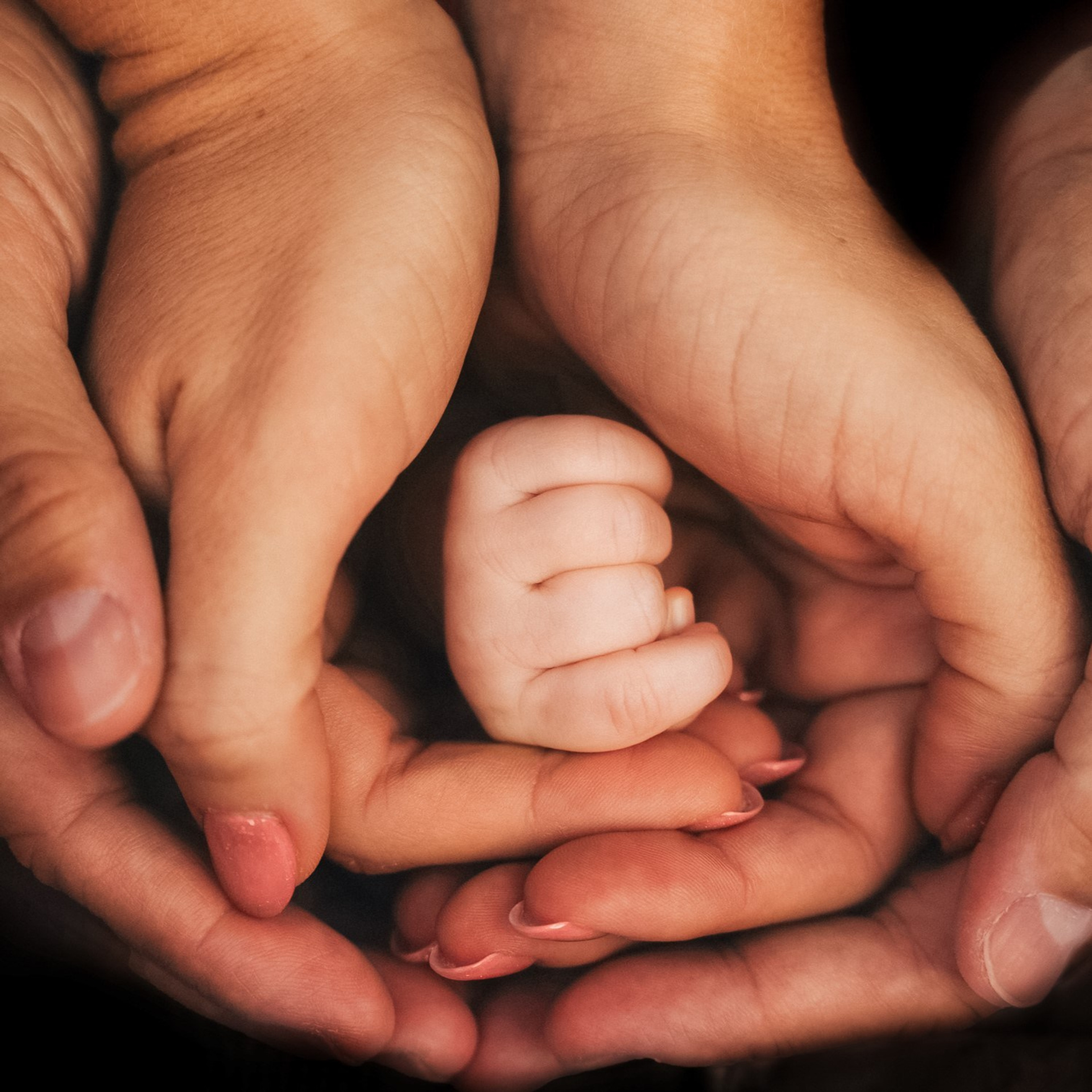 Sunset walk in the park