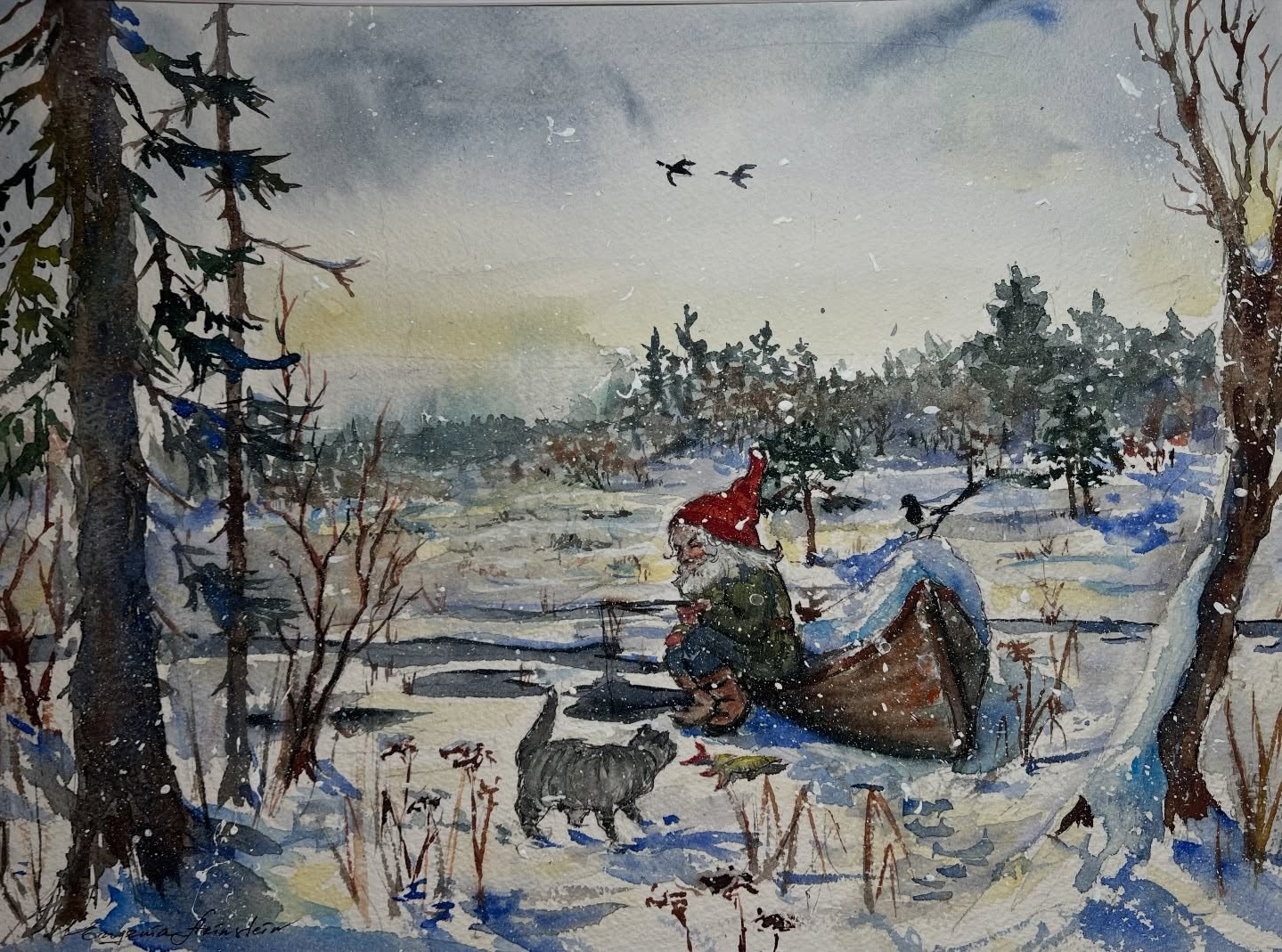 Jul. Eugenia Arinstein — konstnär som skapar handgjord måleri och illustration med känsla, färg och närvaro. Verksam i Nynäshamn
