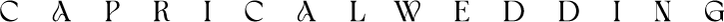 capricalwedding.com