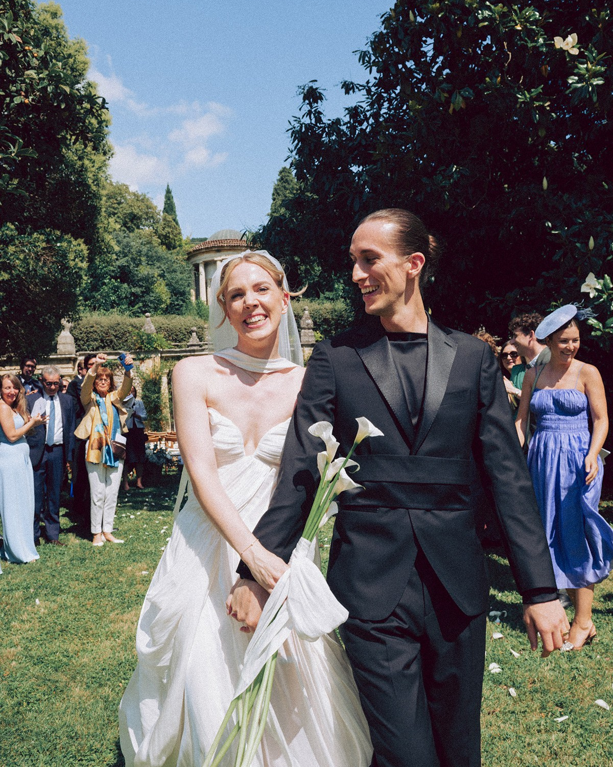 Civil wedding ceremony inside a historic Italian palace captured by Anastasiia Buchinskaia - Anamilanofoto, professional wedding photographer specializing in authentic love stories.