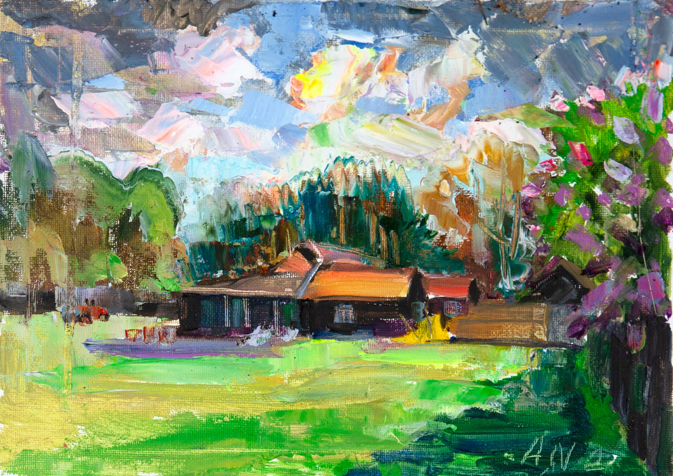 Countryside. Andriy Nekrasov artist