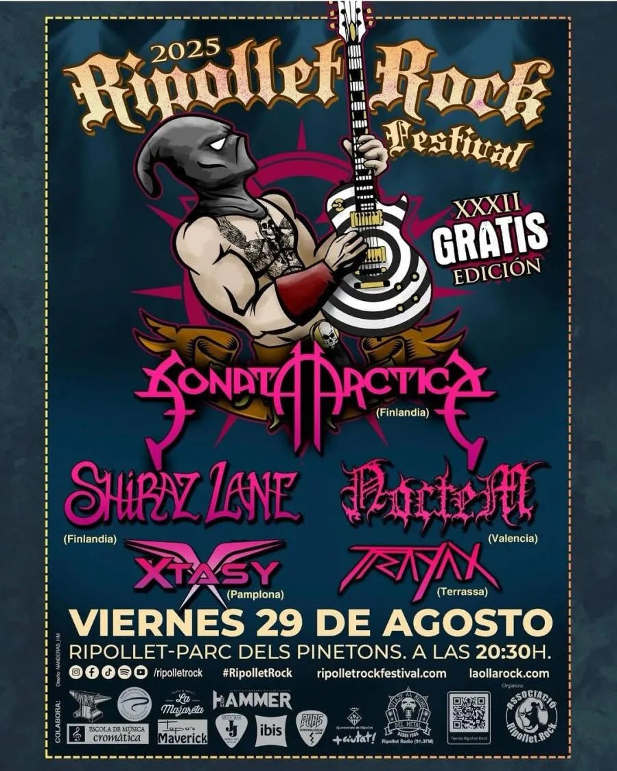 Календарь рок- и метал-концертов в Испании — август 2025 | FOTKAI