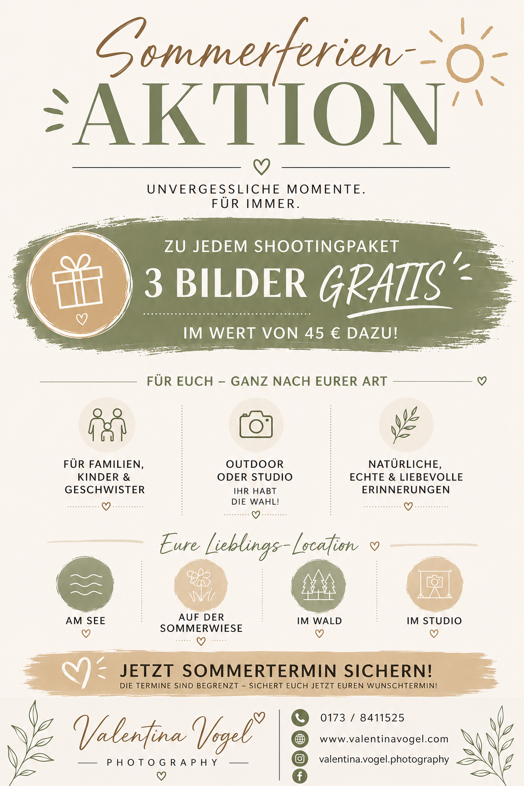 Fotoprojekte & Aktionen. Kinder- & Familienfotograf in Gaildorf und Umgebung Valentina Vogel