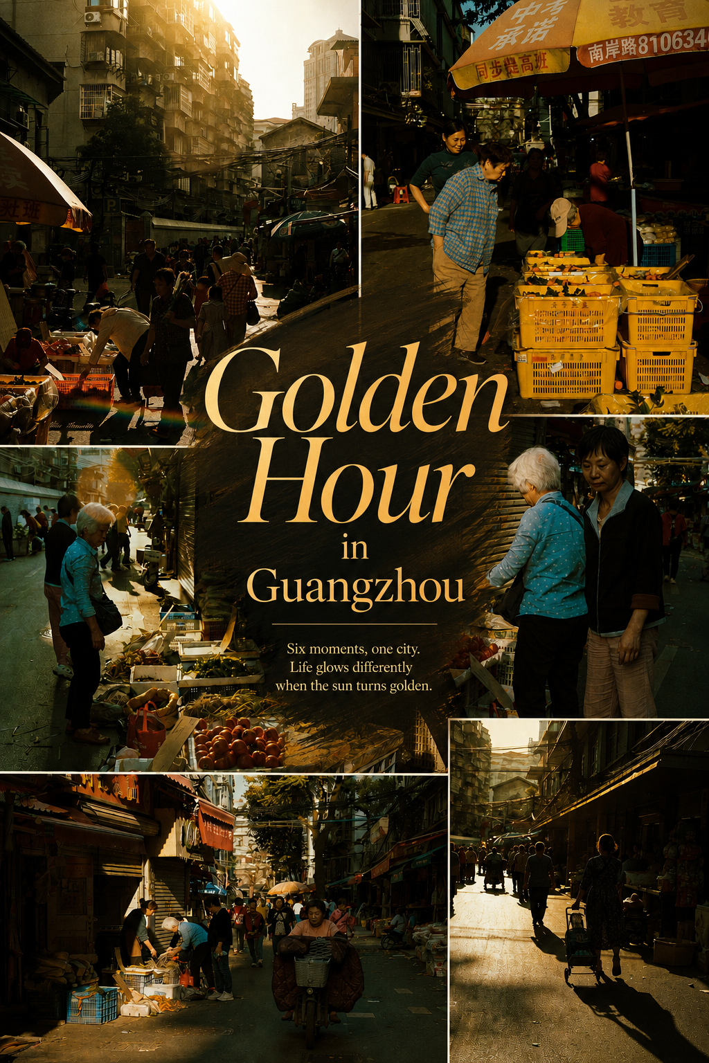 Street Photography in Golden Hour - China