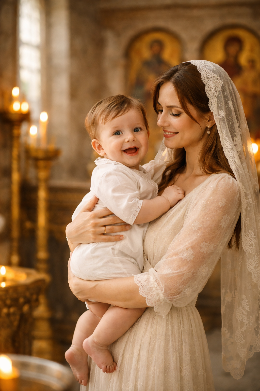 Krštenje. Daria Dmitrieva Newborn Photographer in Serbia