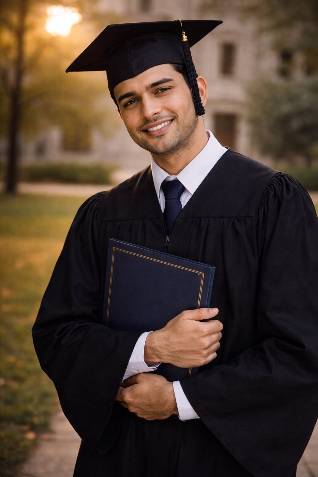 Фотосессия выпускников в Пловдиве в мантиях и шапках