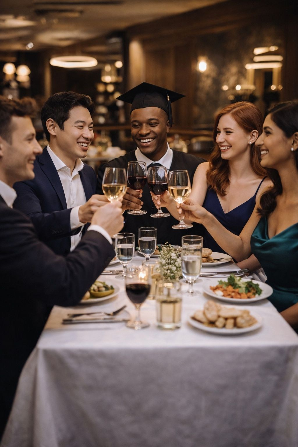 Групповая фотосессия студентов на выпуск в Пловдиве