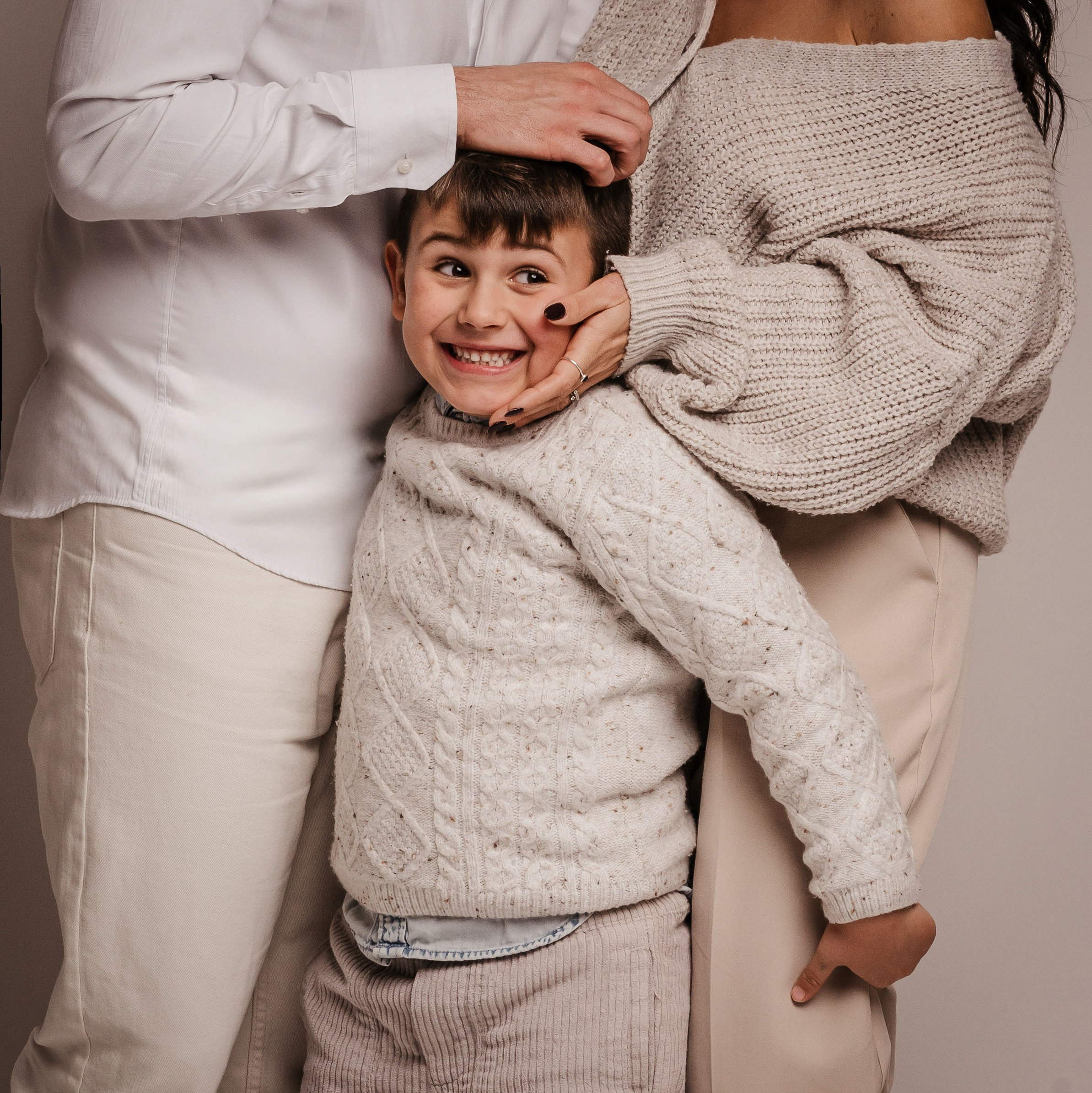 Mini sessione natalizia 2025 famiglia Pomezia