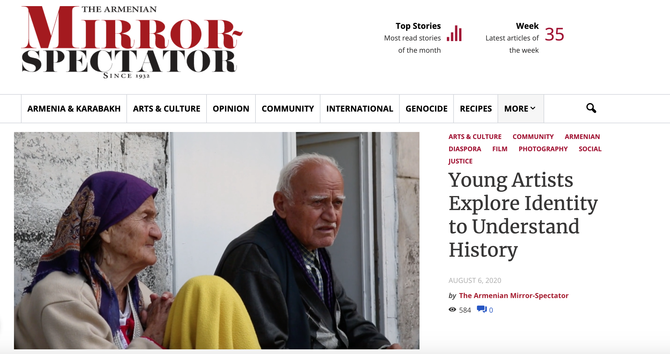 Tearsheets and news. Lilit Danielyan — Photographer, Filmmaker, and Educator in Lisbon, Portugal