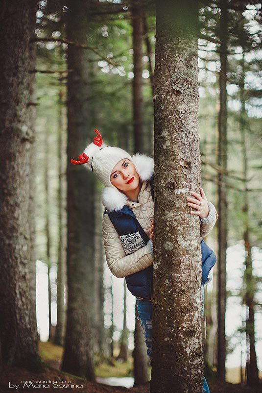 Svartsjøen i Montenegro om vinteren