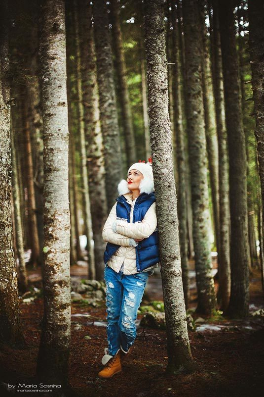 Svartsjøen i Montenegro om vinteren