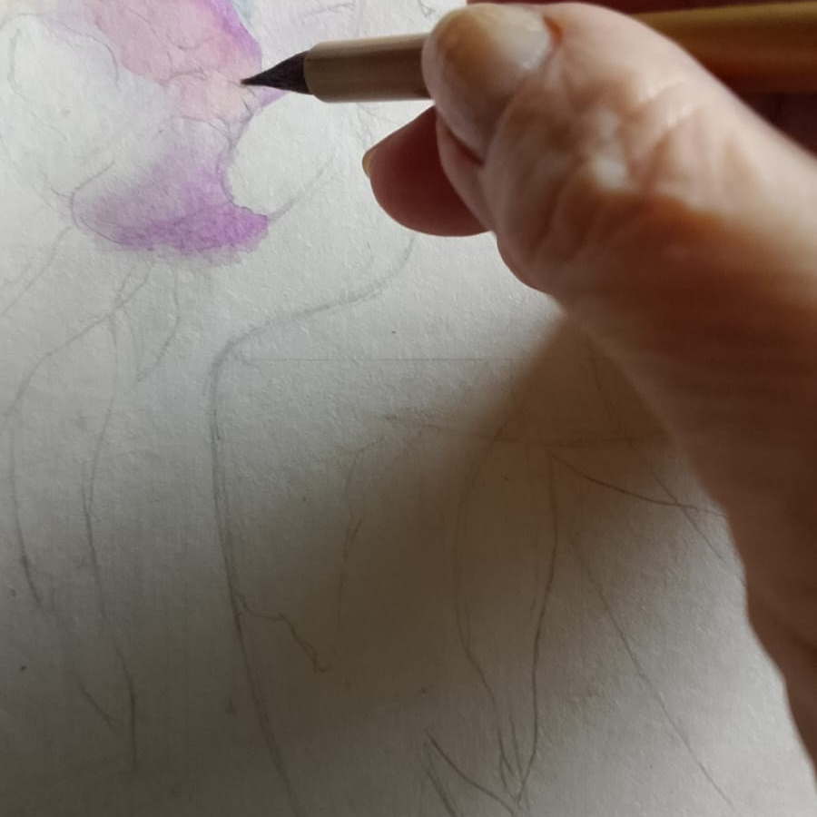 Работы учеников школы Лени Сморагдовой — рисование с нуля за 10 недель. Школа современного искусства Лени Сморагдовой