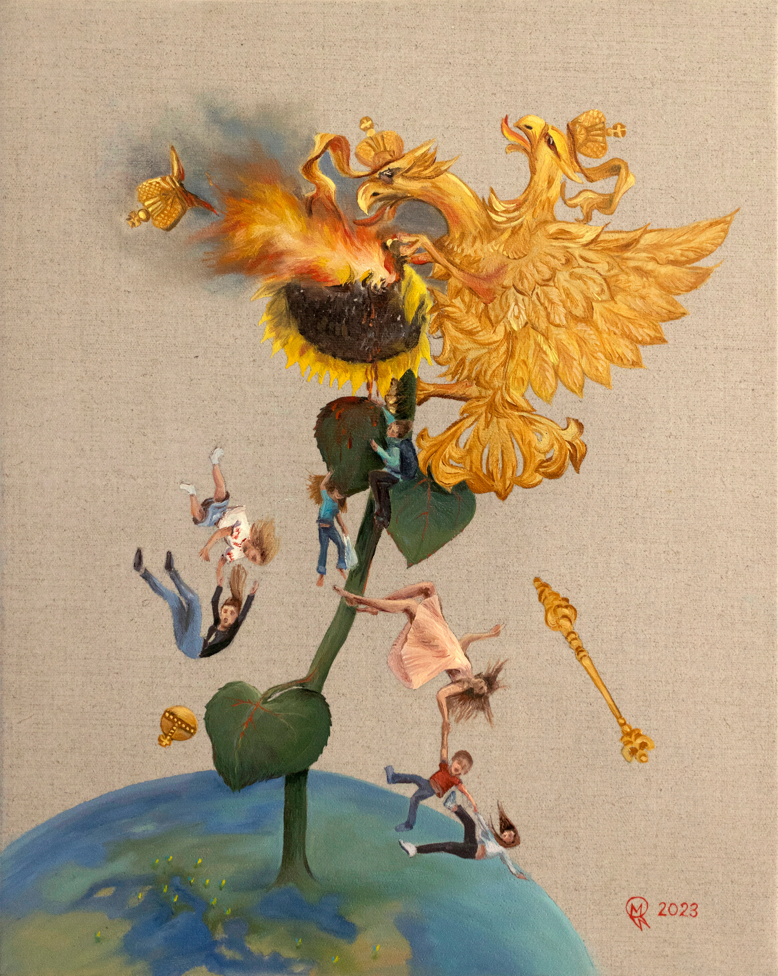 Ukraine. Cambridge artist Mariya Myronova